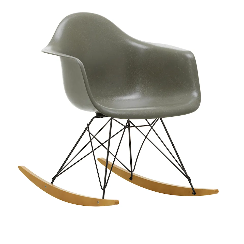 Eames Fiberglass Armchair RAR gyngestol