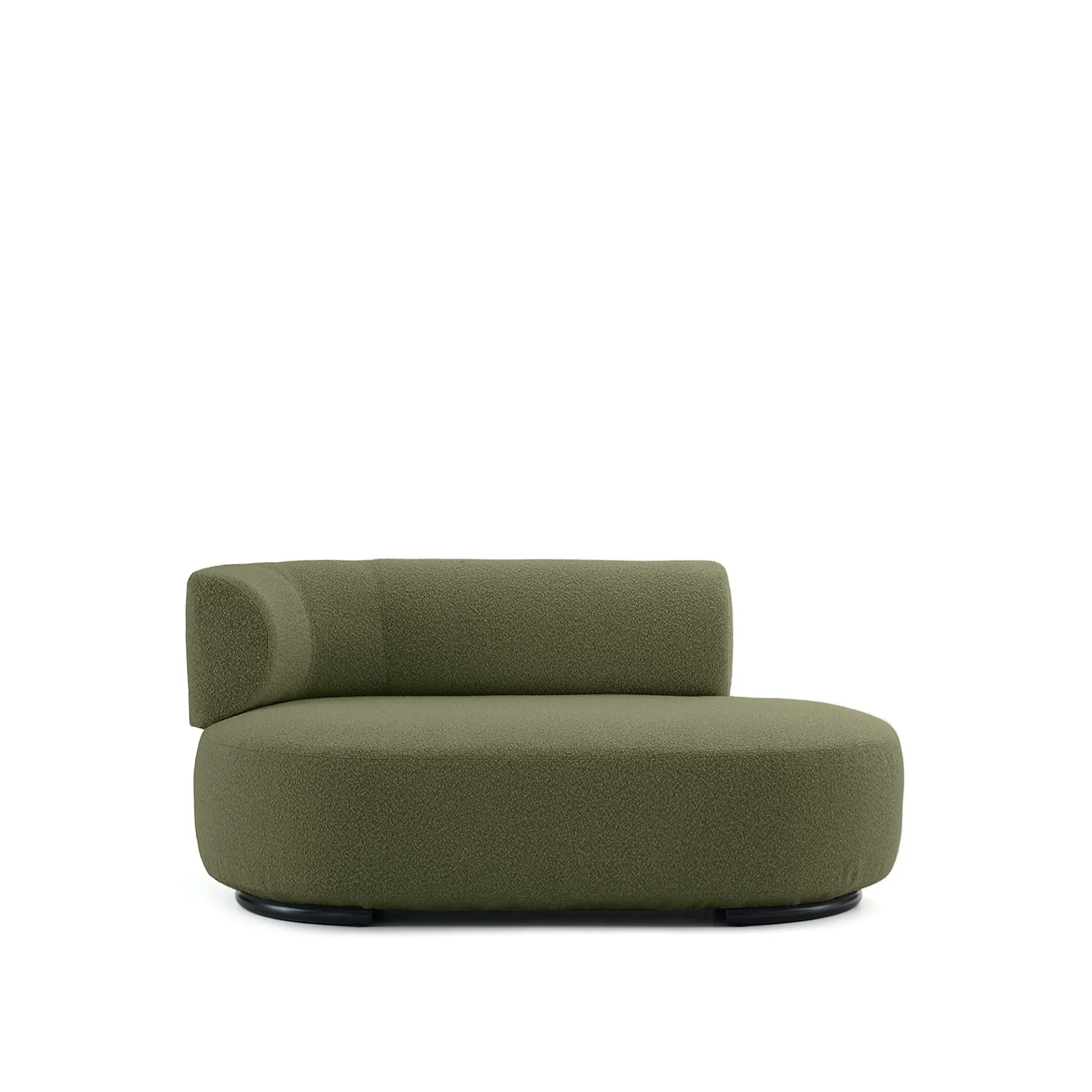 K-Waiting Ottoman Left Backrest - Kartell - Rodolfo Dordoni - NO GA