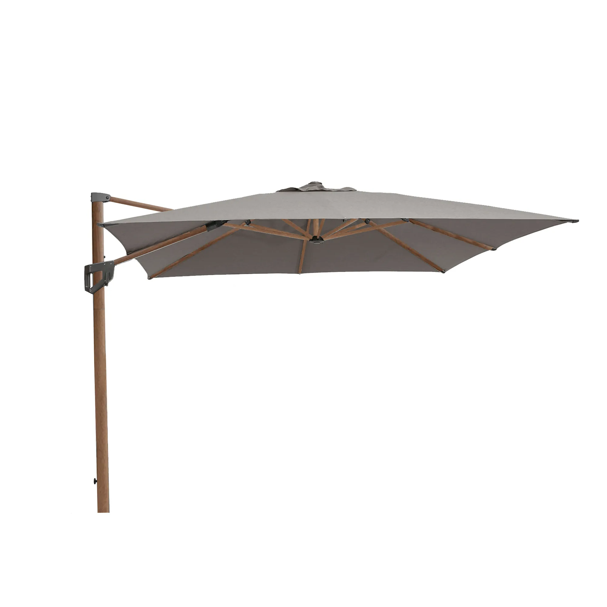 Hyde luxe tilt parasoll tre, 3x3 m - 1