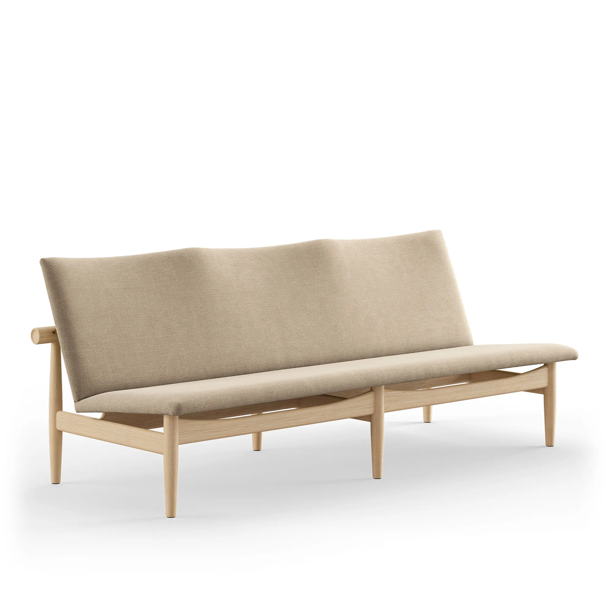 Japan sofa 3-seter Clear oiled oak - 1