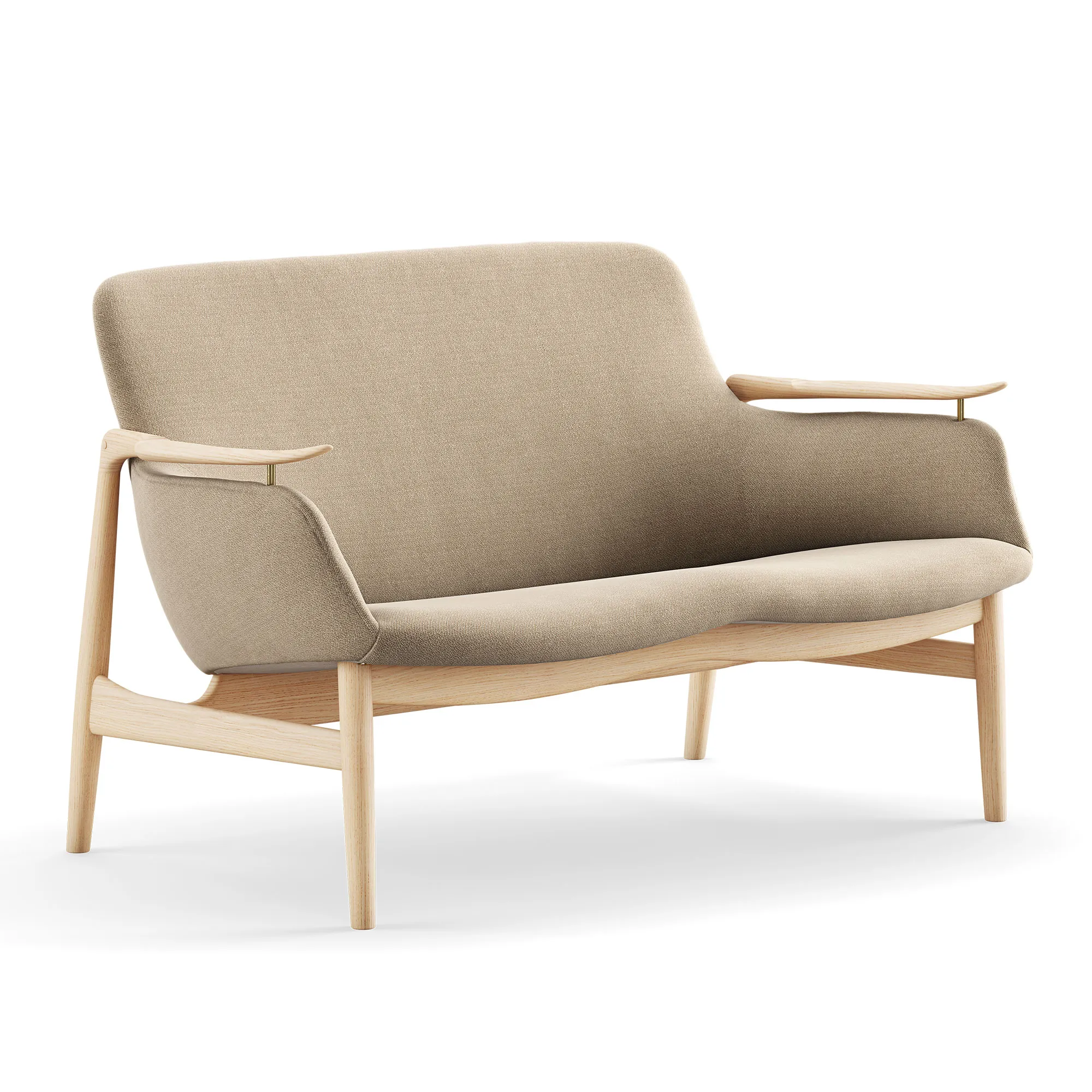 53 sofa Clear oiled oak - 1