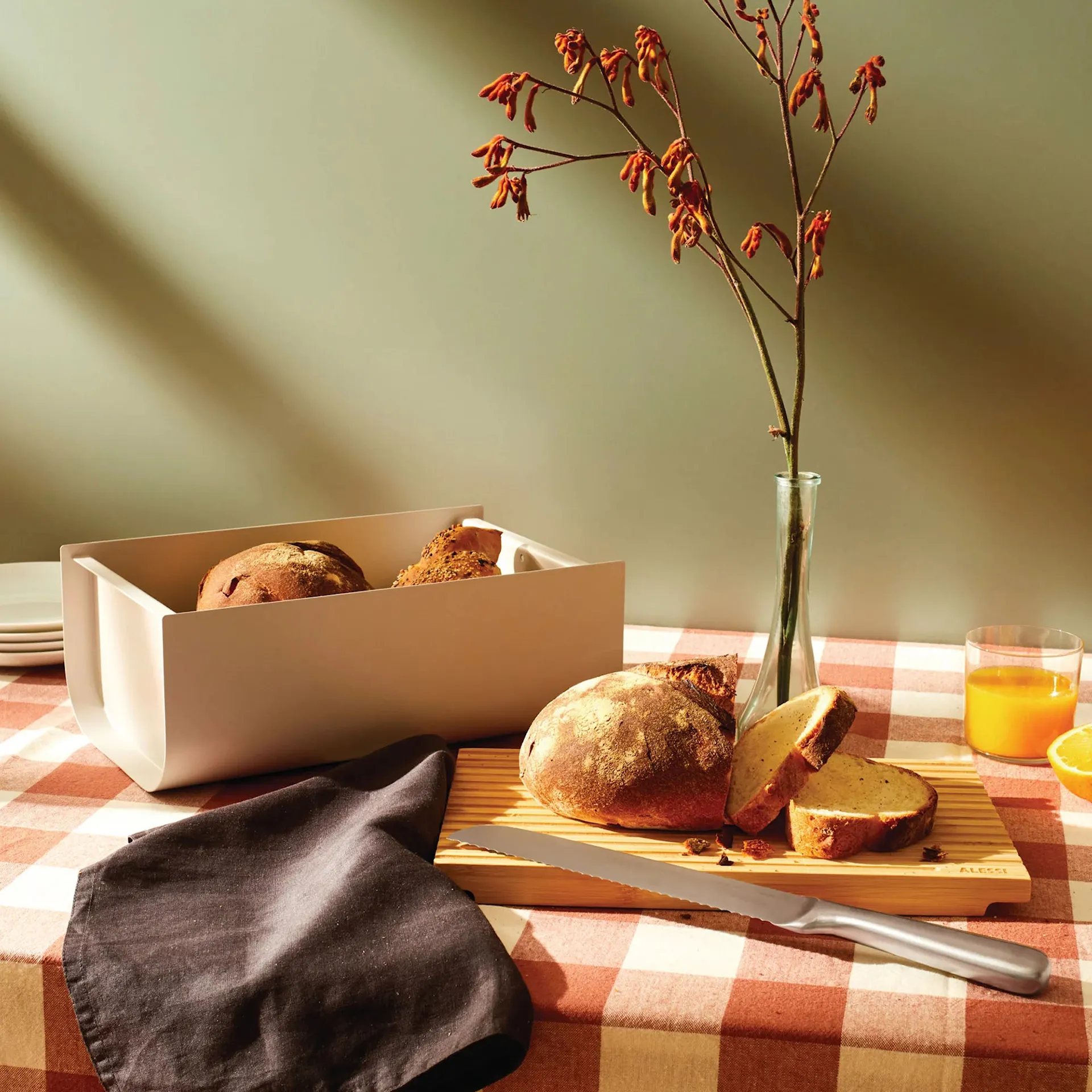 Mattina Bread Bin - Alessi - BIG-GAME - NO GA