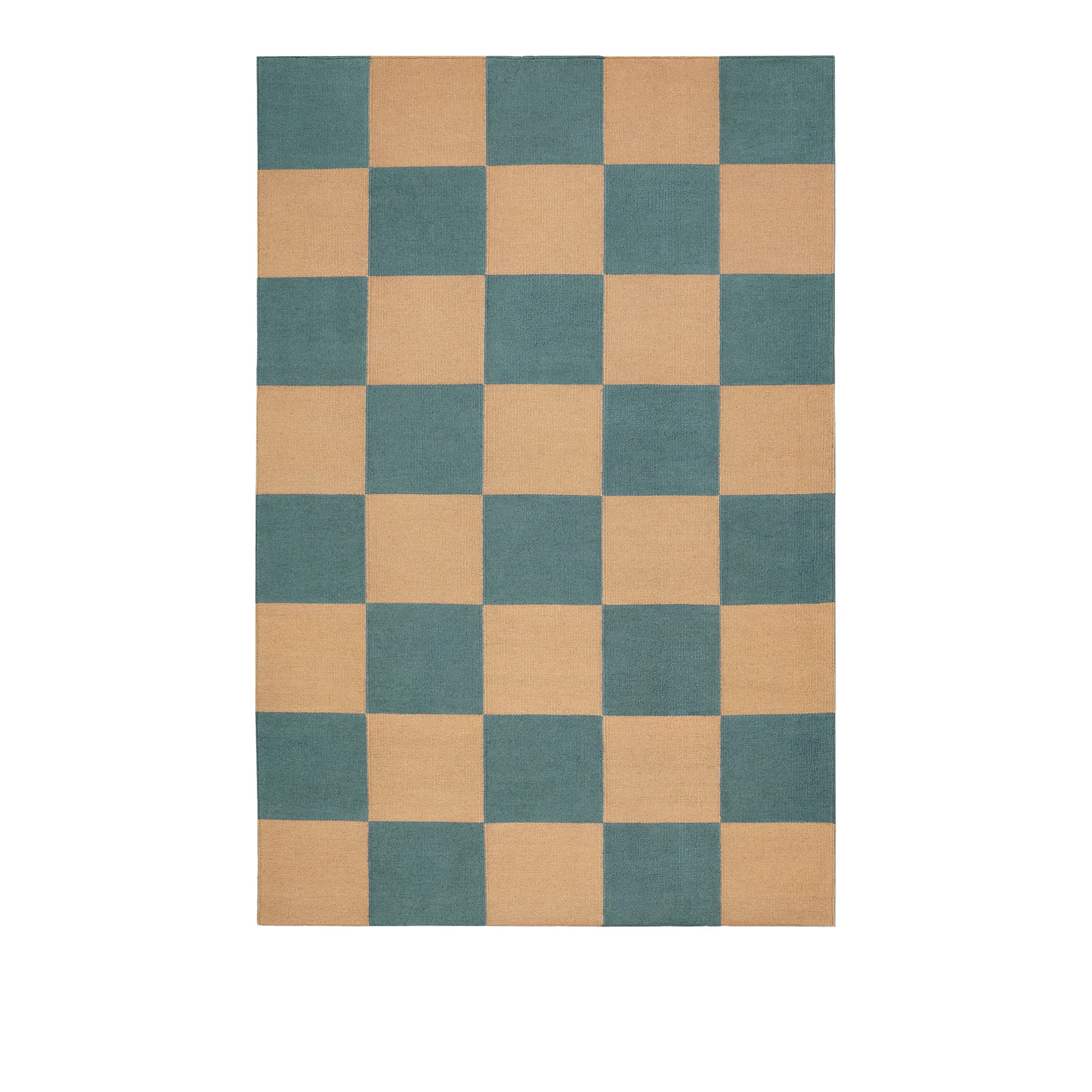 Square Blue/Coral ullteppe