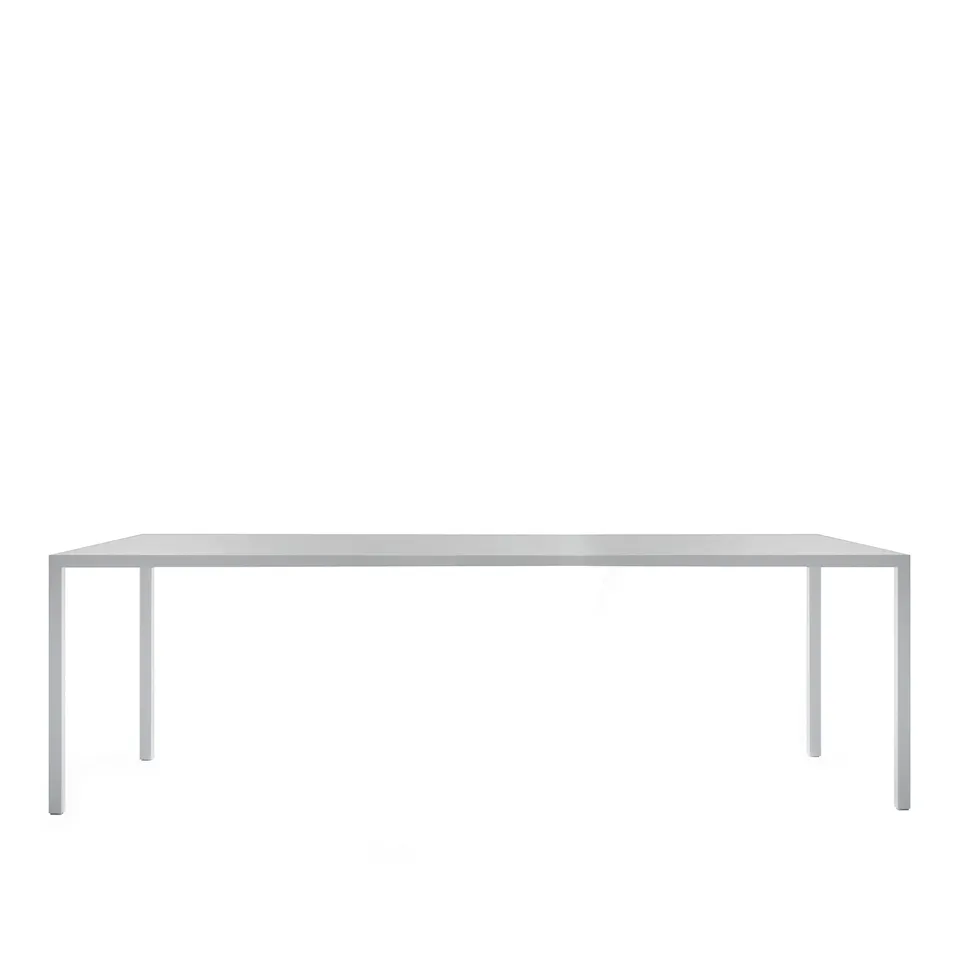 Tense Standard Table, 90x180, Fenix Matt Grey, Resin Matt Medium Grey