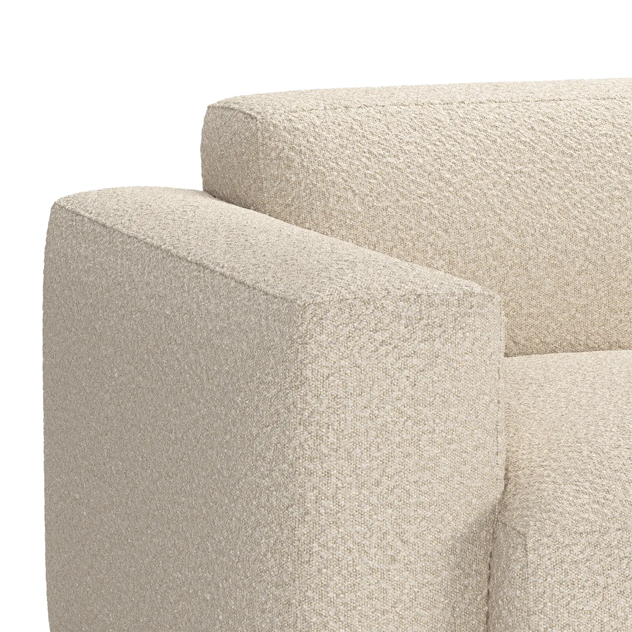 Brick 2-seters sofa sjeselong åpen ende høyre