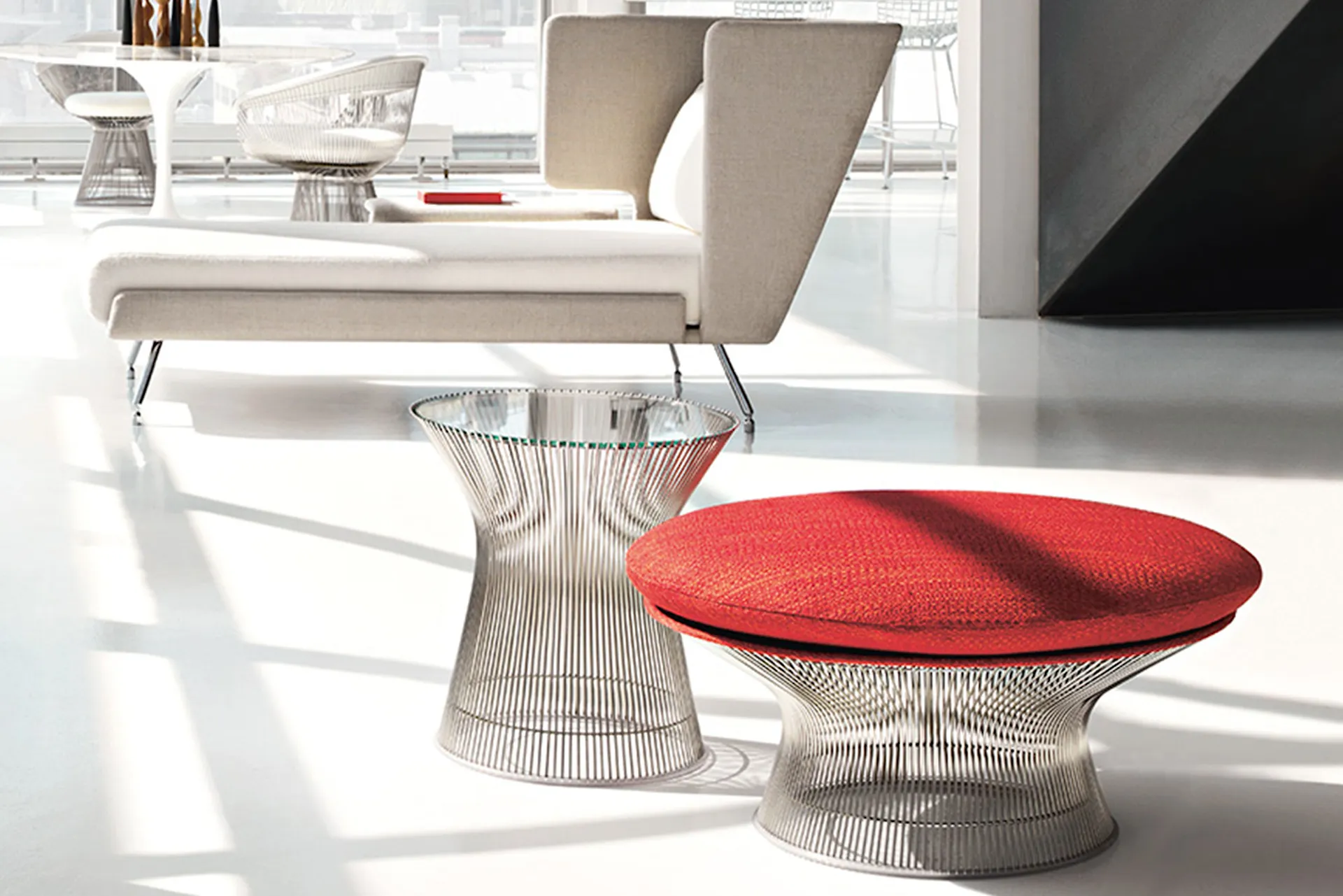 Platner Ottoman - Knoll - Warren Platner - NO GA