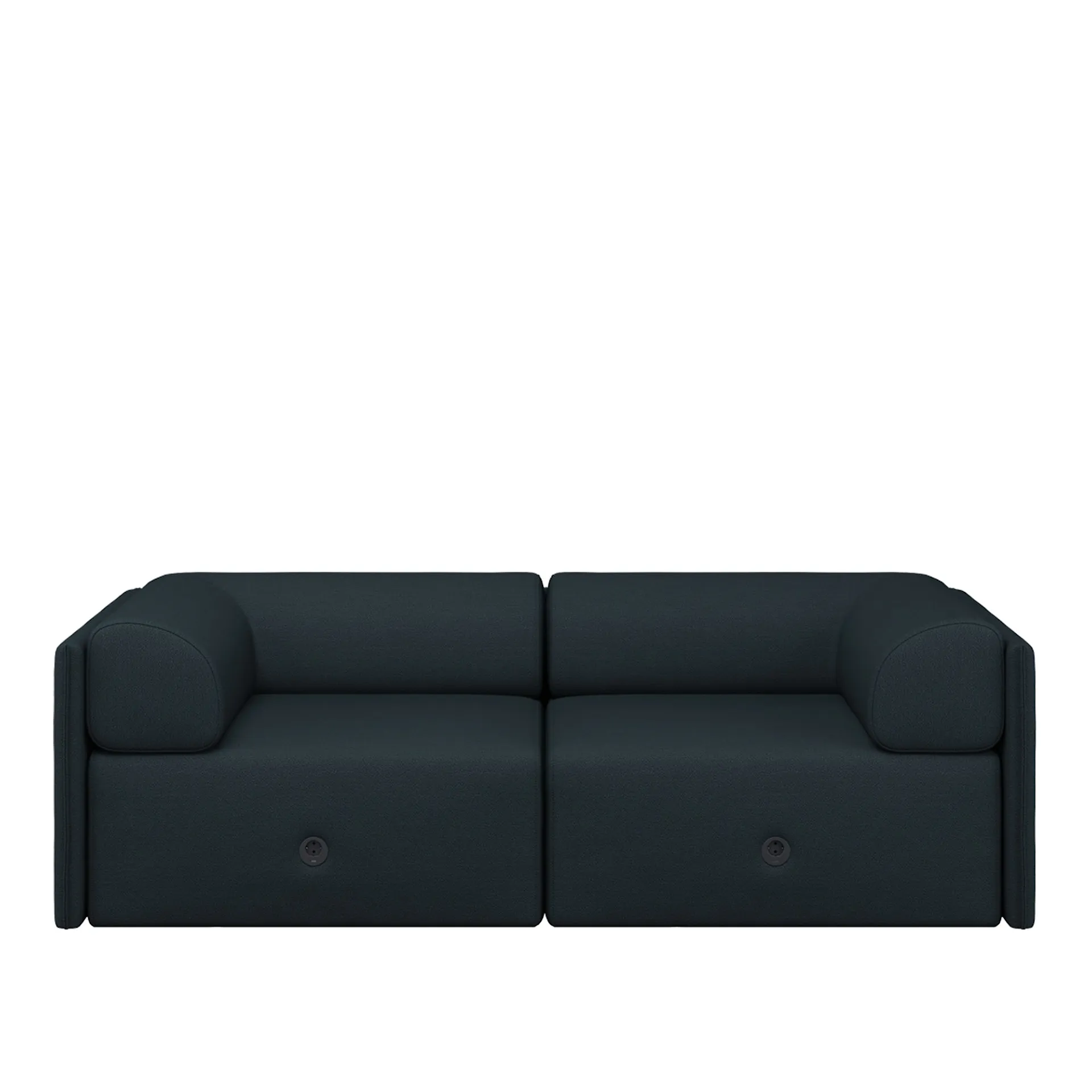 Palo Block 2-seater Sofa Low Back with Armrests - Hem - NO GA