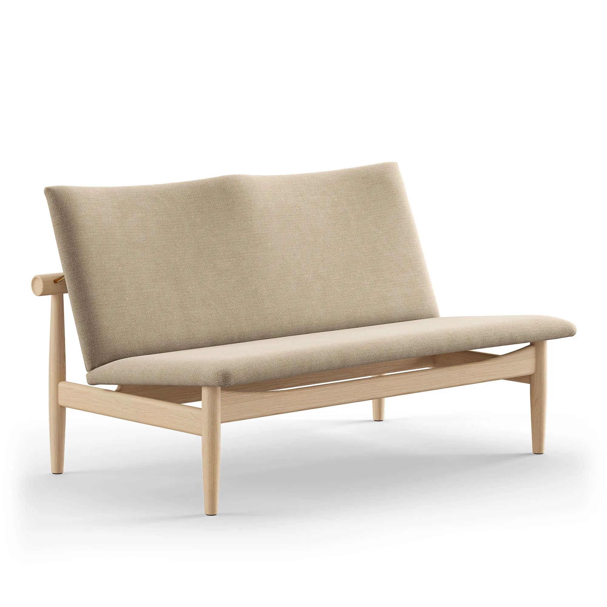 Japan sofa 2-seter Clear oiled oak - 1