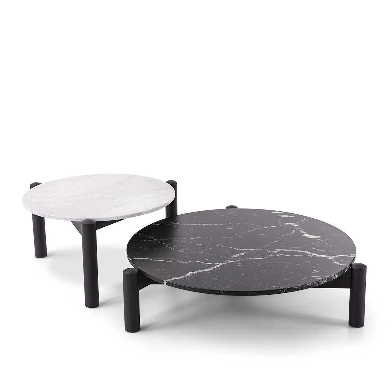 535 Table A Plateau Interchangeable Ø102, Smoked Anthracite Glass