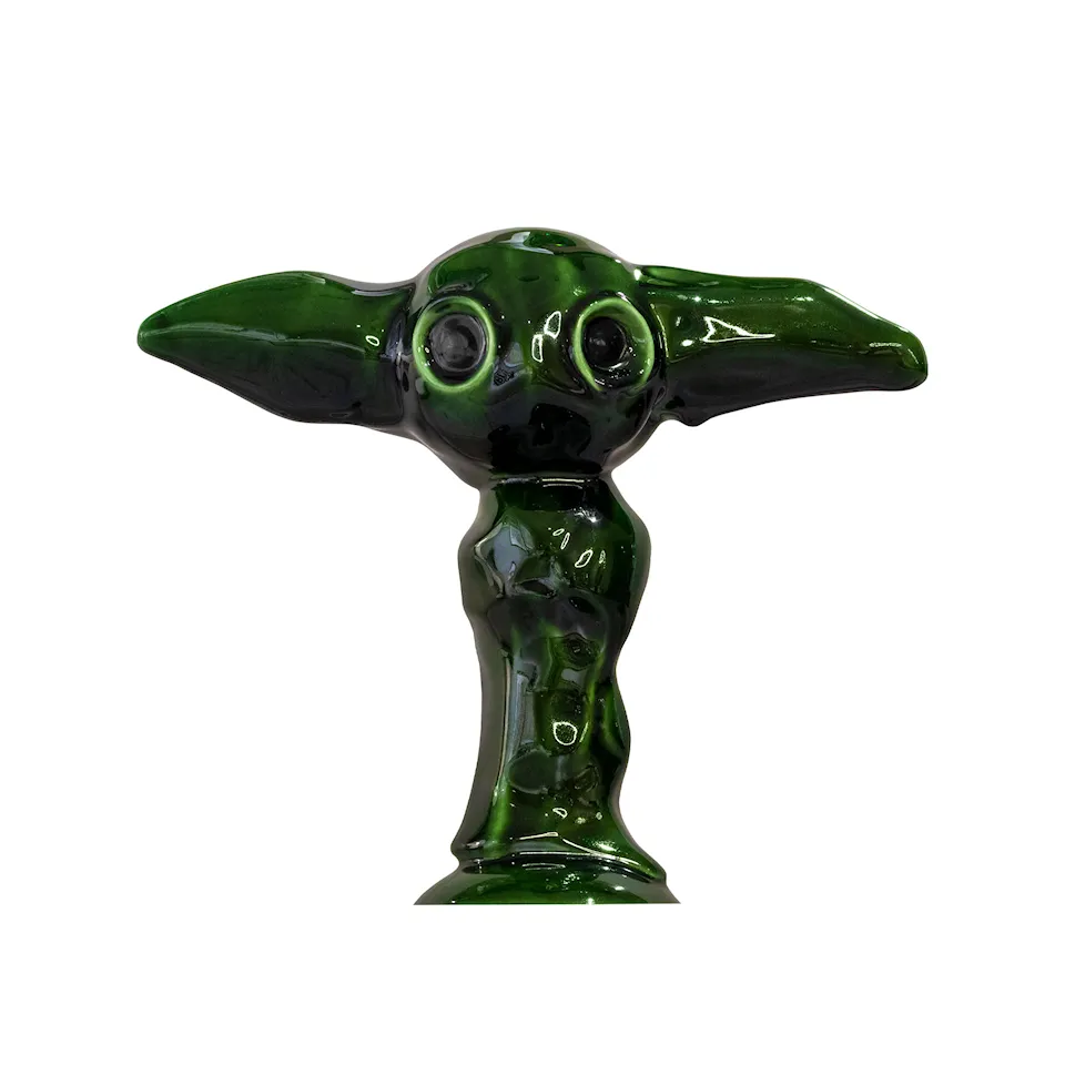 Blue Julian Sculpture - Glossy Forest Green