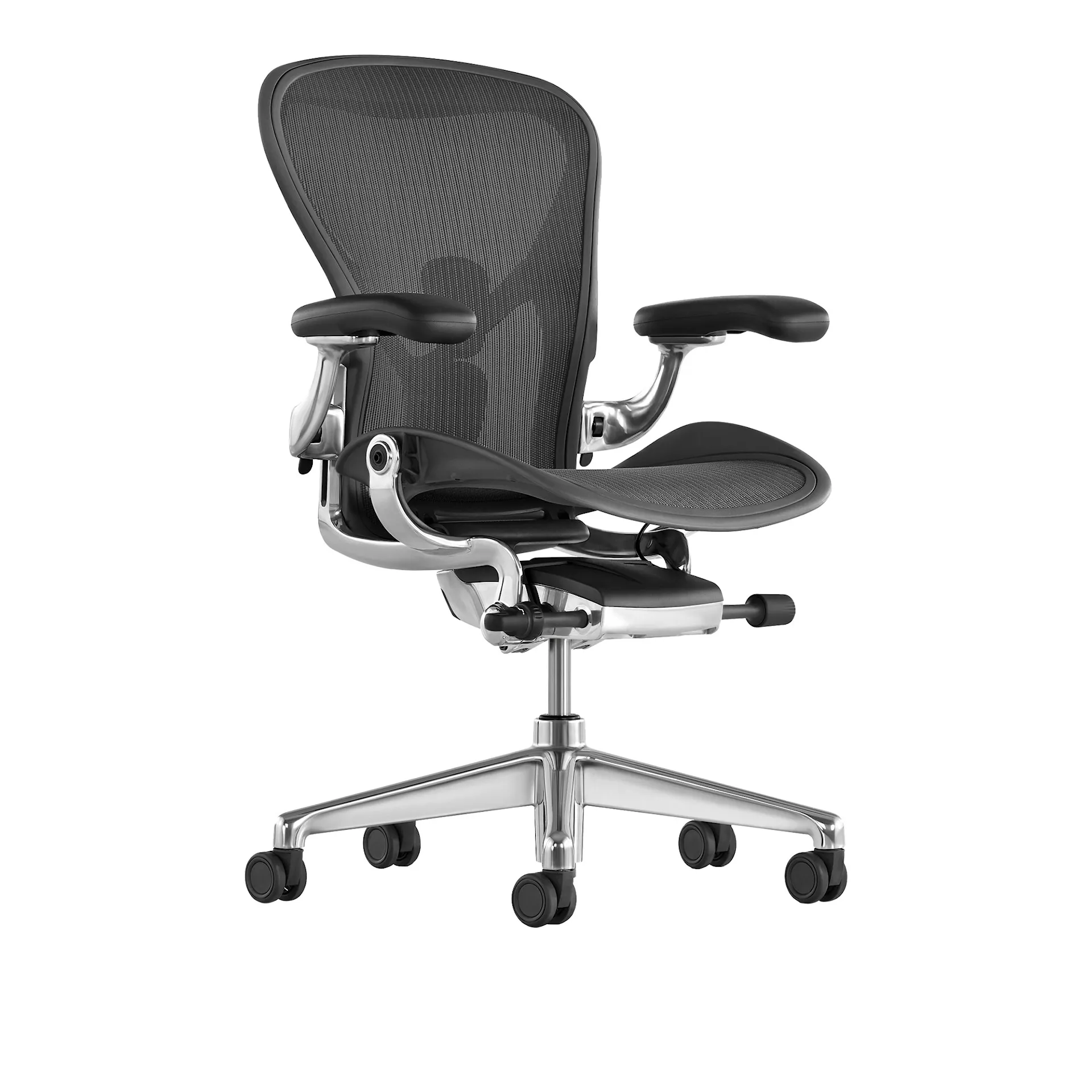 Aeron Chair PostureFit SL - Graphite/Polished Aluminium - NO GA