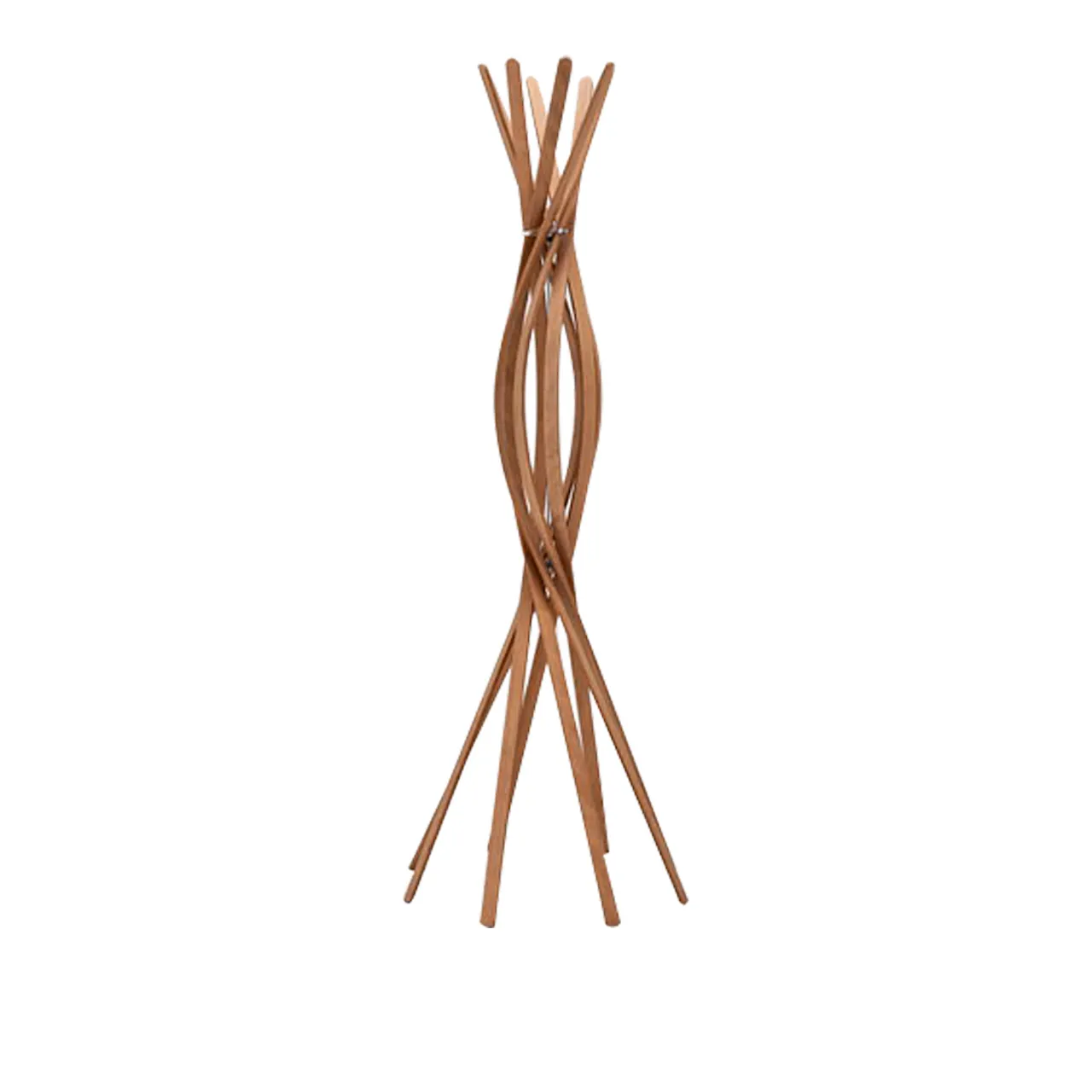 Twist Coat Stand D60X165H Natural Beech