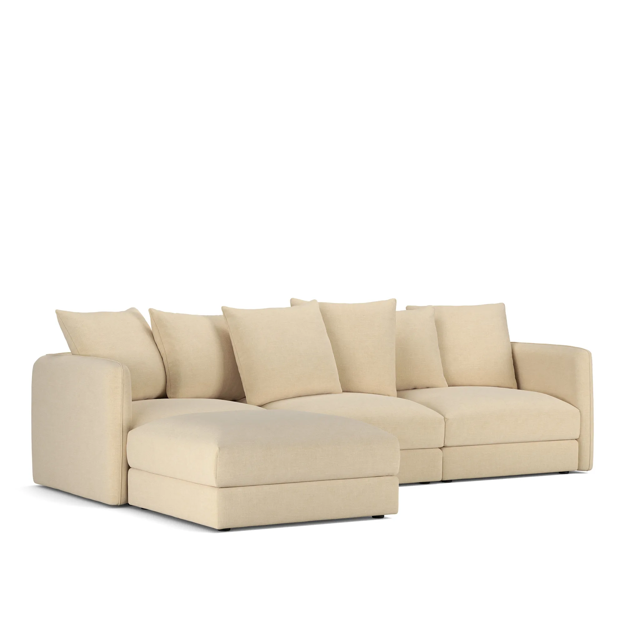 Pavarotti 01 3-seters sofa med fotskammel - 4