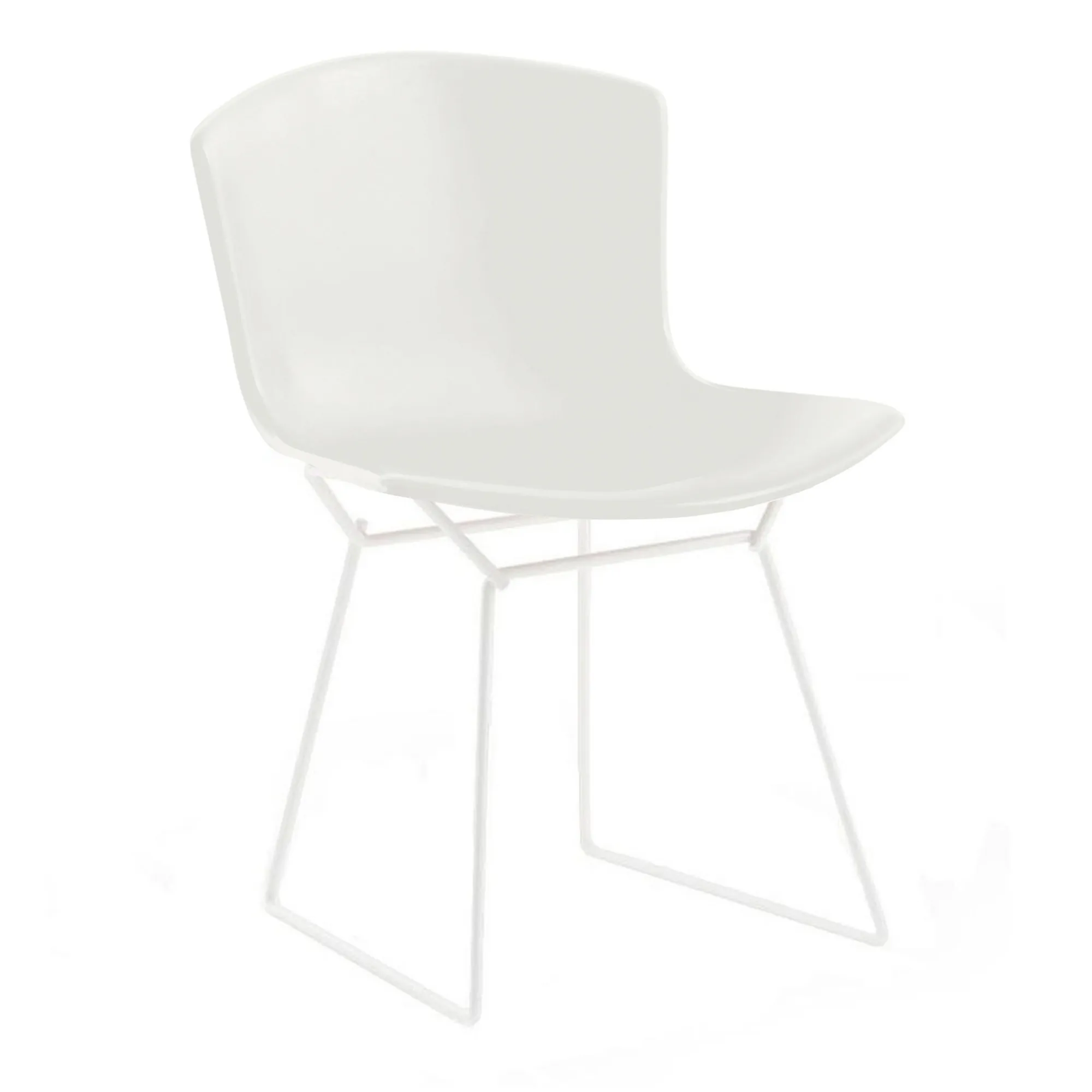 Bertoia Plastic utendørs stol hvit - 1