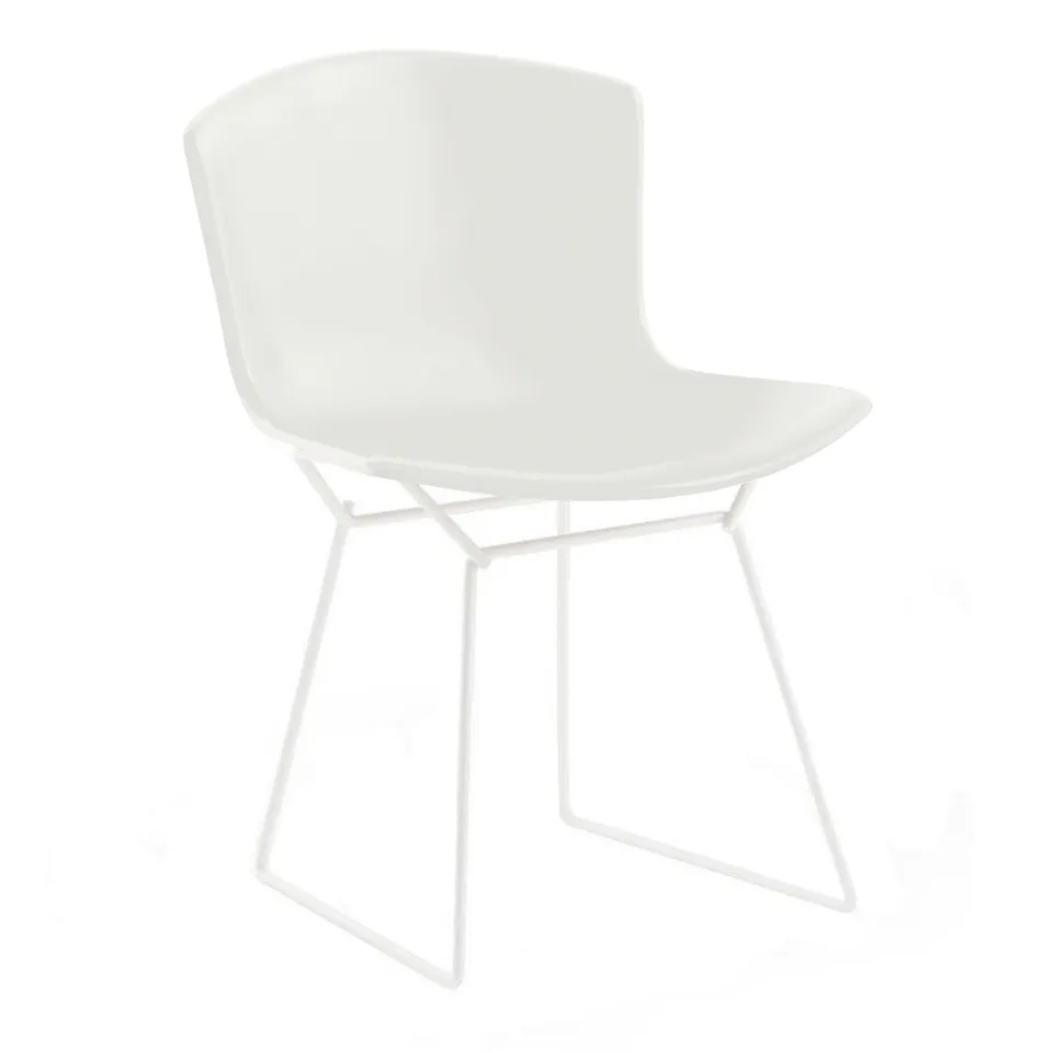 Bertoia Plastic utendørs stol hvit