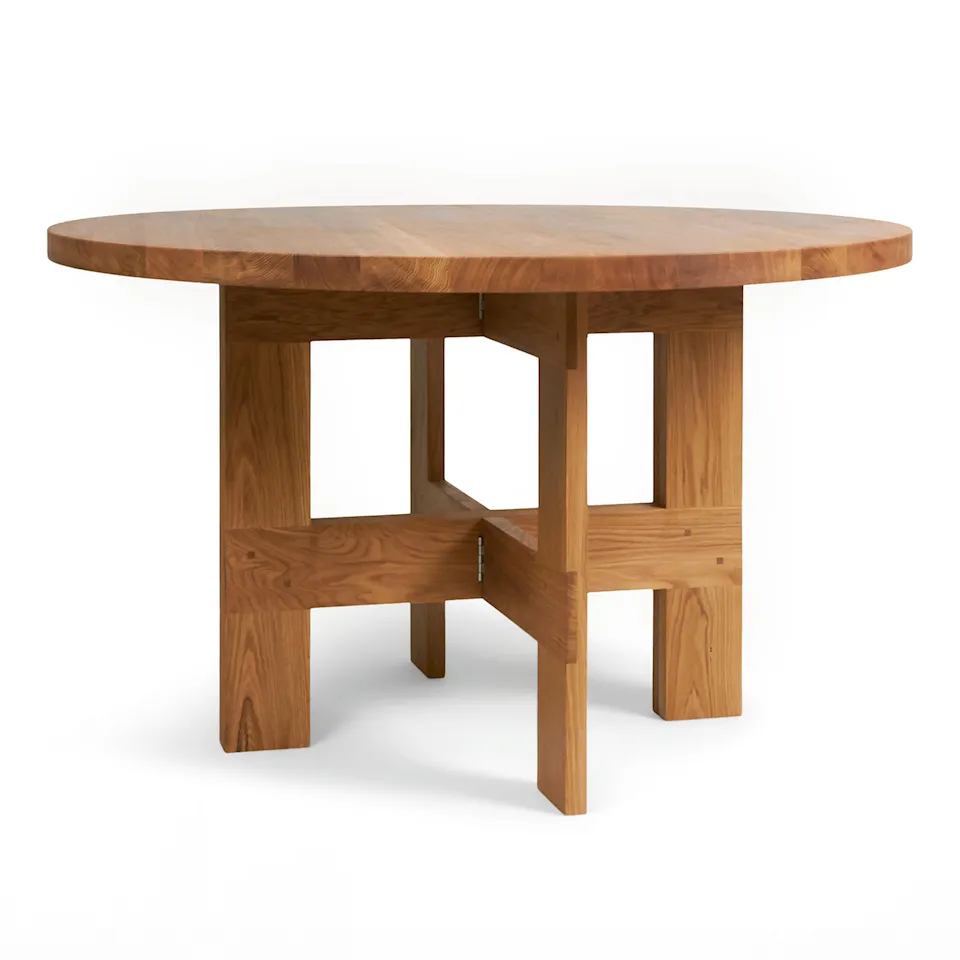Farmhouse Trestle Round spisebord