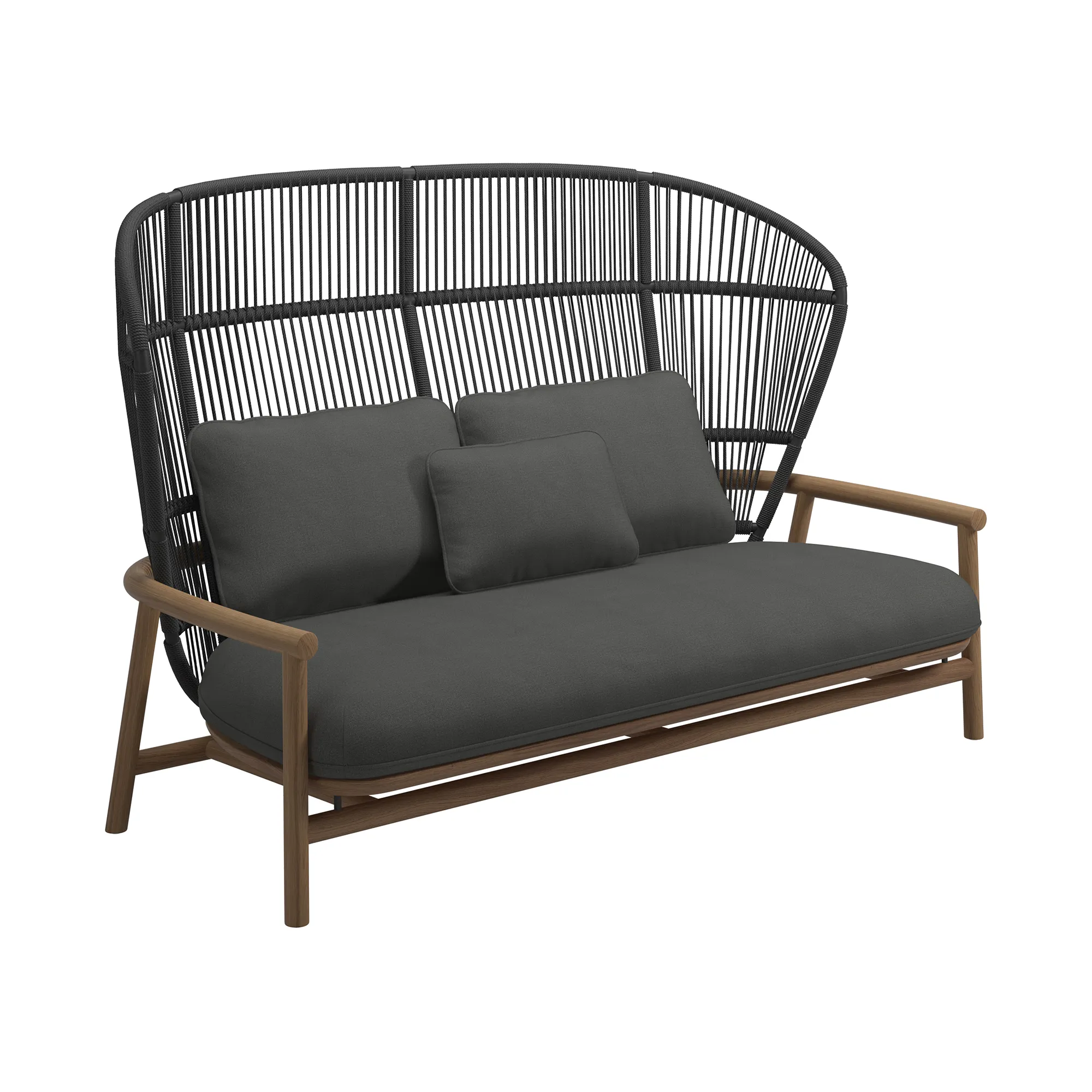 Fern High Back 2-Seater Sofa - 1