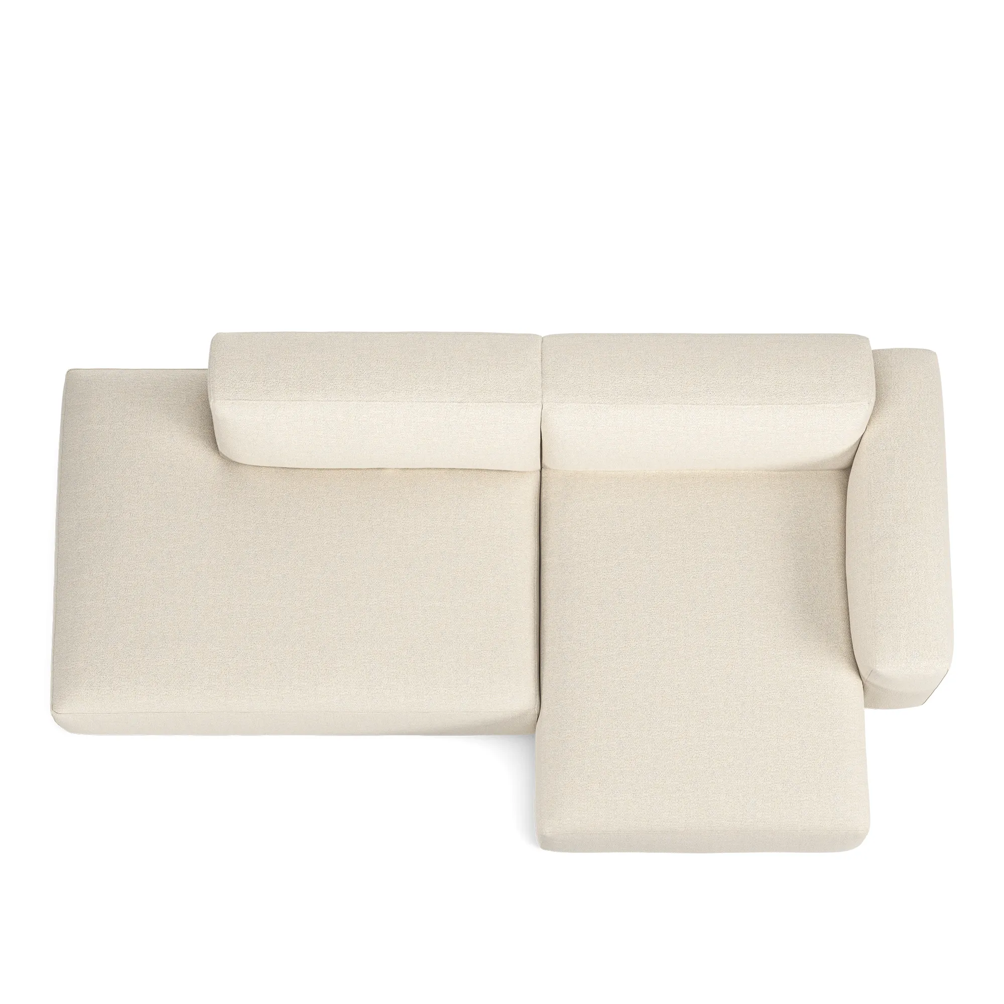 Brick 2-seters sofa sjeselong åpen ende venstre - 8