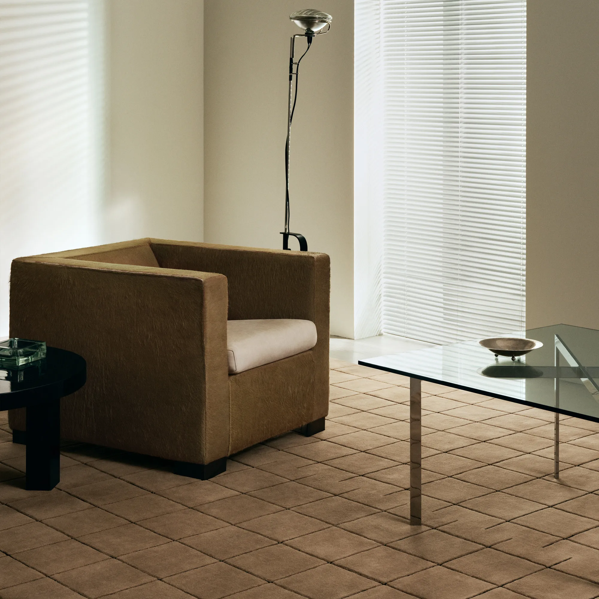 Grid Chestnut/Black ullteppe - 2