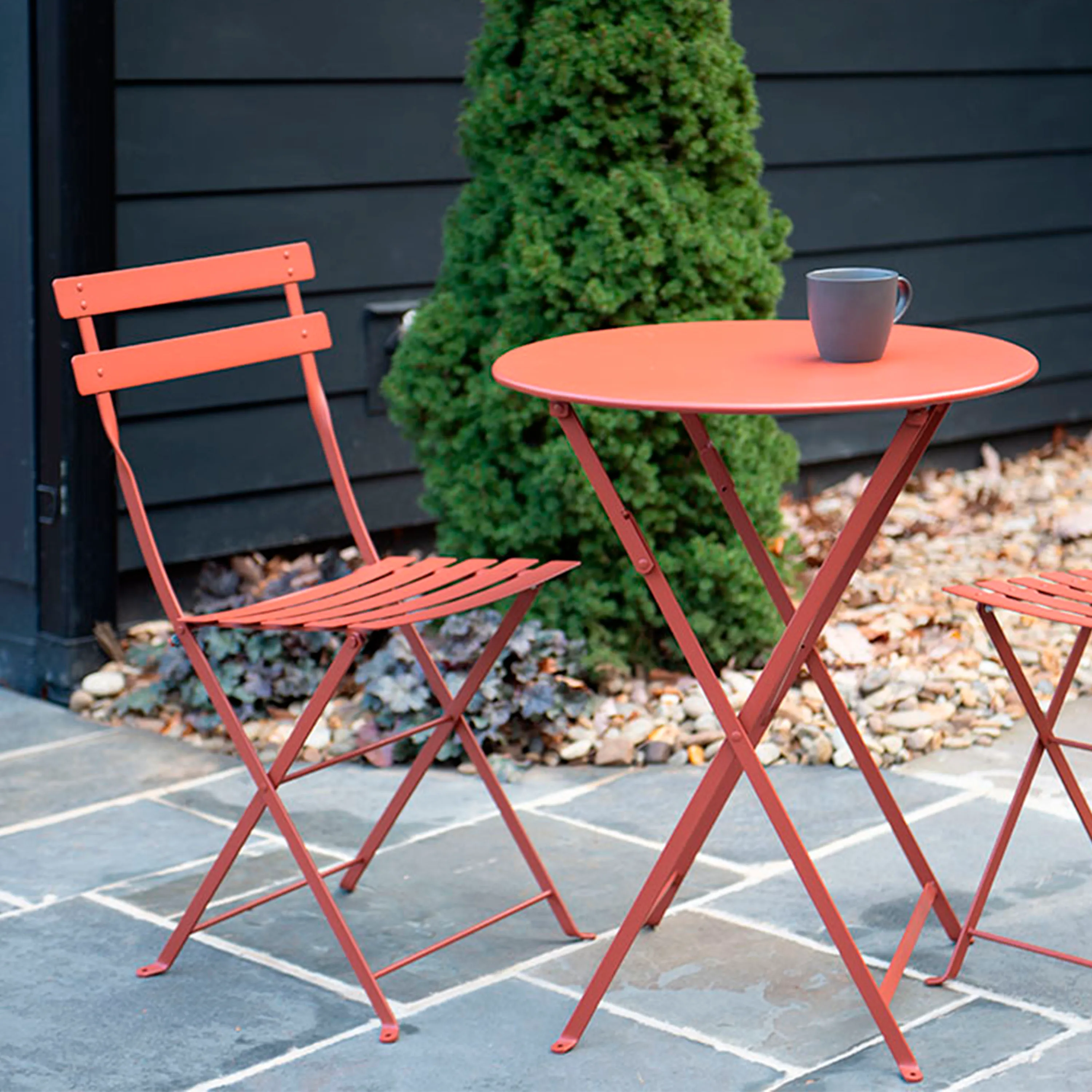Bistro utendørs spisebord Ø 60 cm - 9