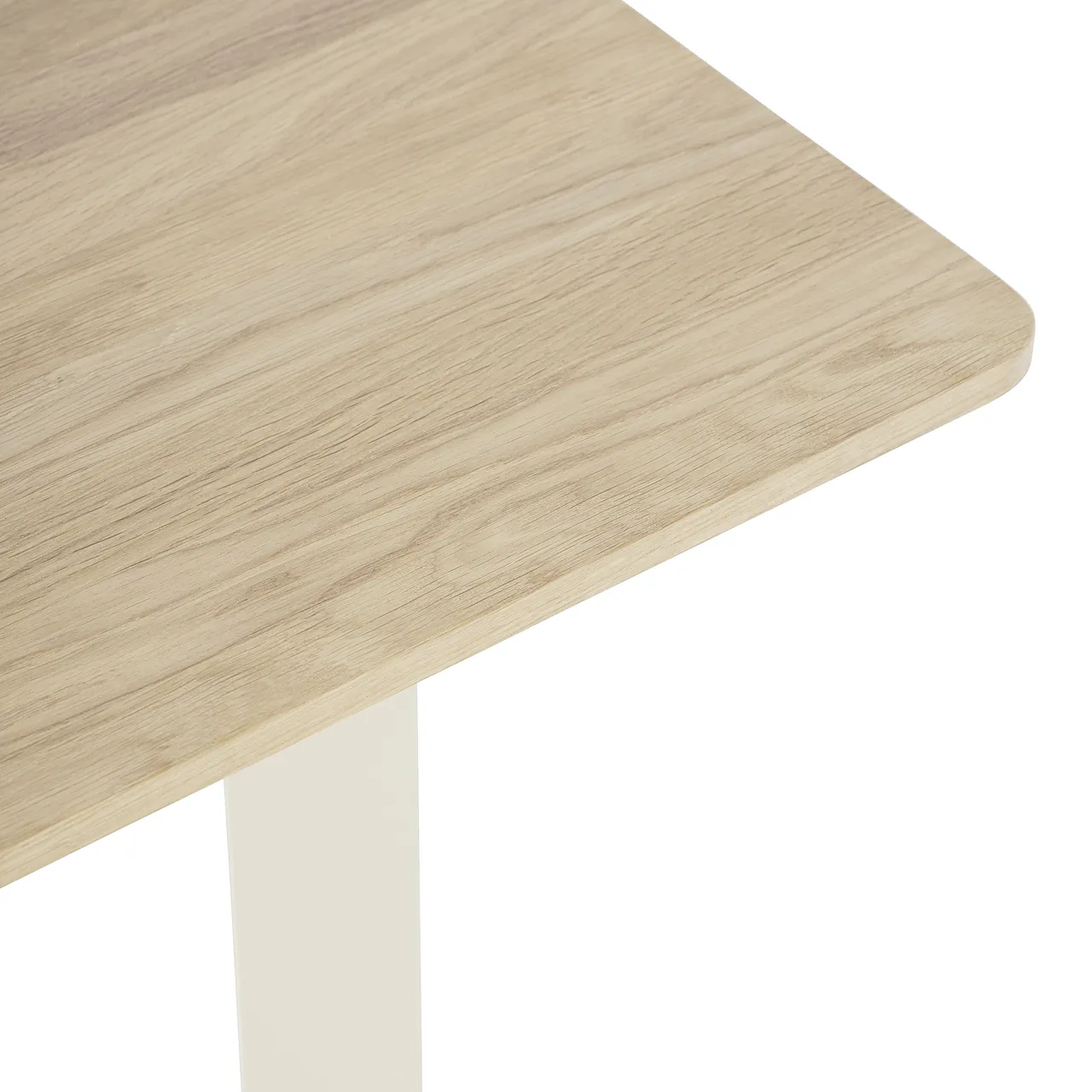 70/70 Table, Small, Solid Oak/Black