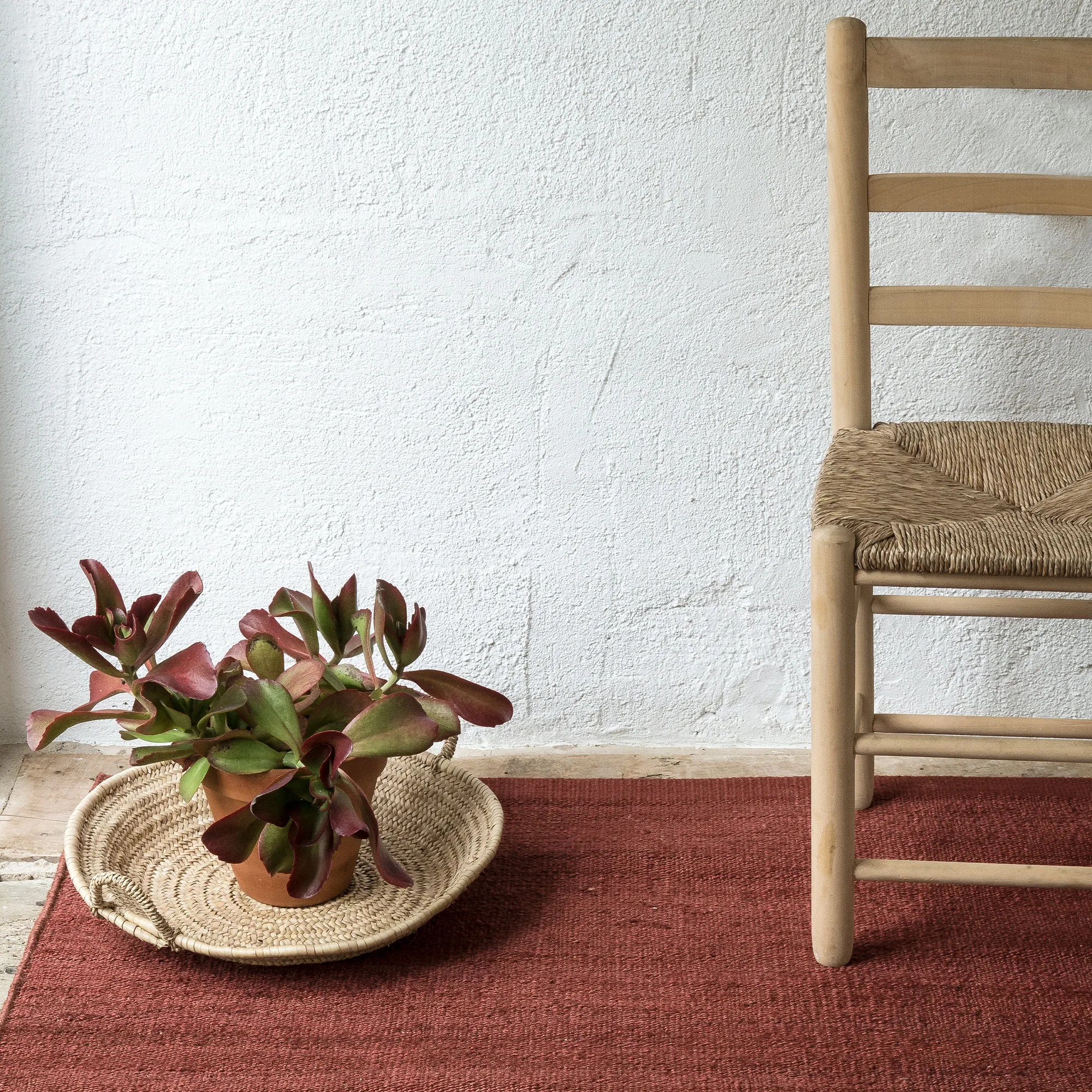 Vegetal juteteppe Garnet - 2
