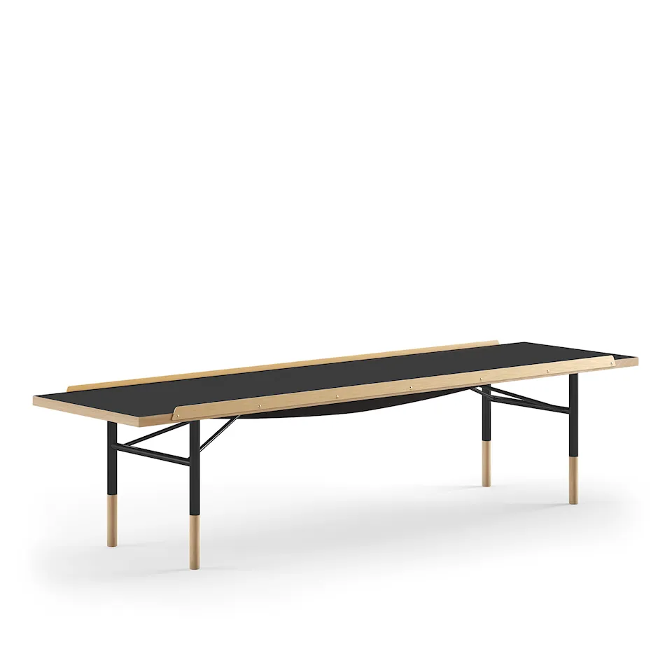 Table Bench Small med mässingskanter