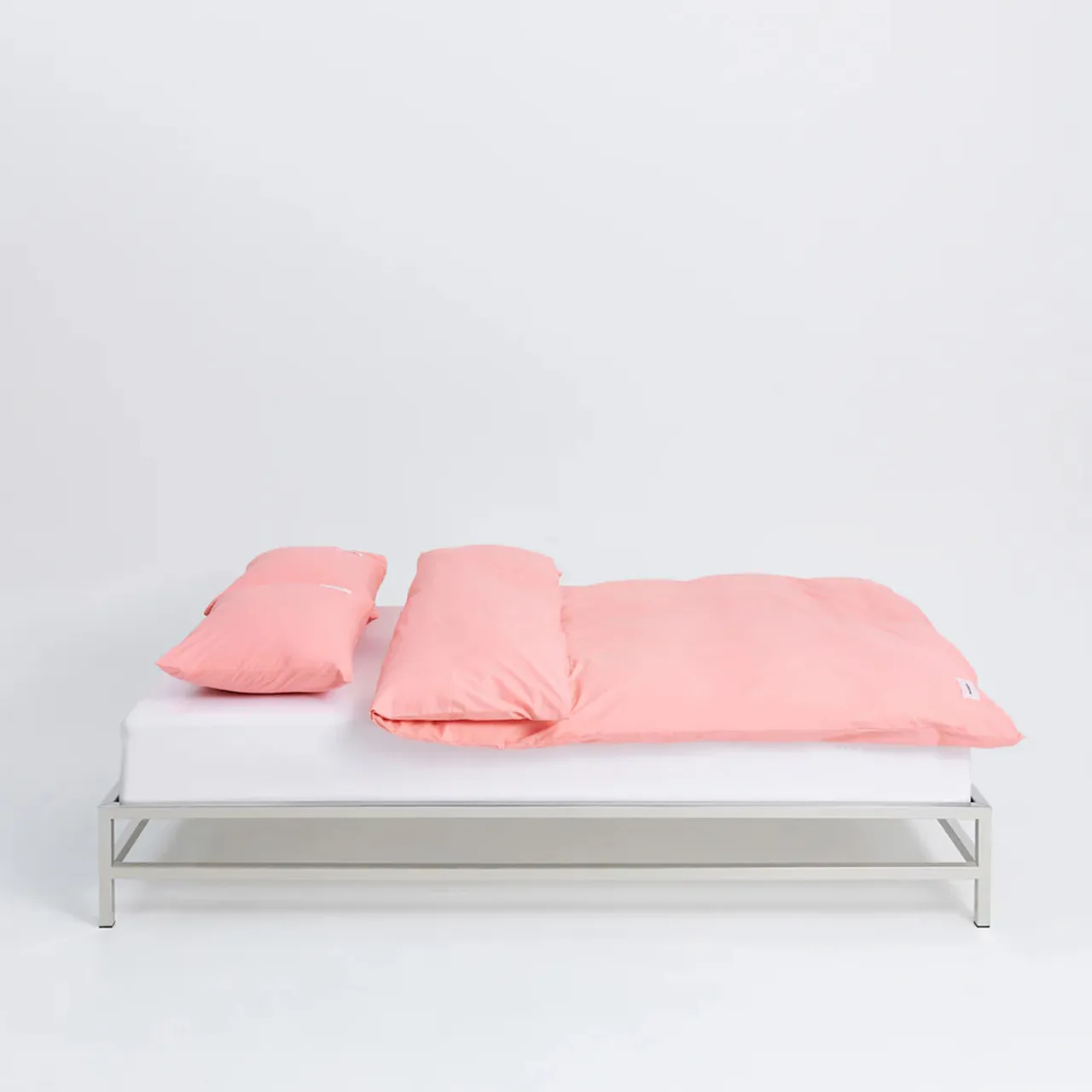 Pure Duvet Cover Poplin Coral Pink