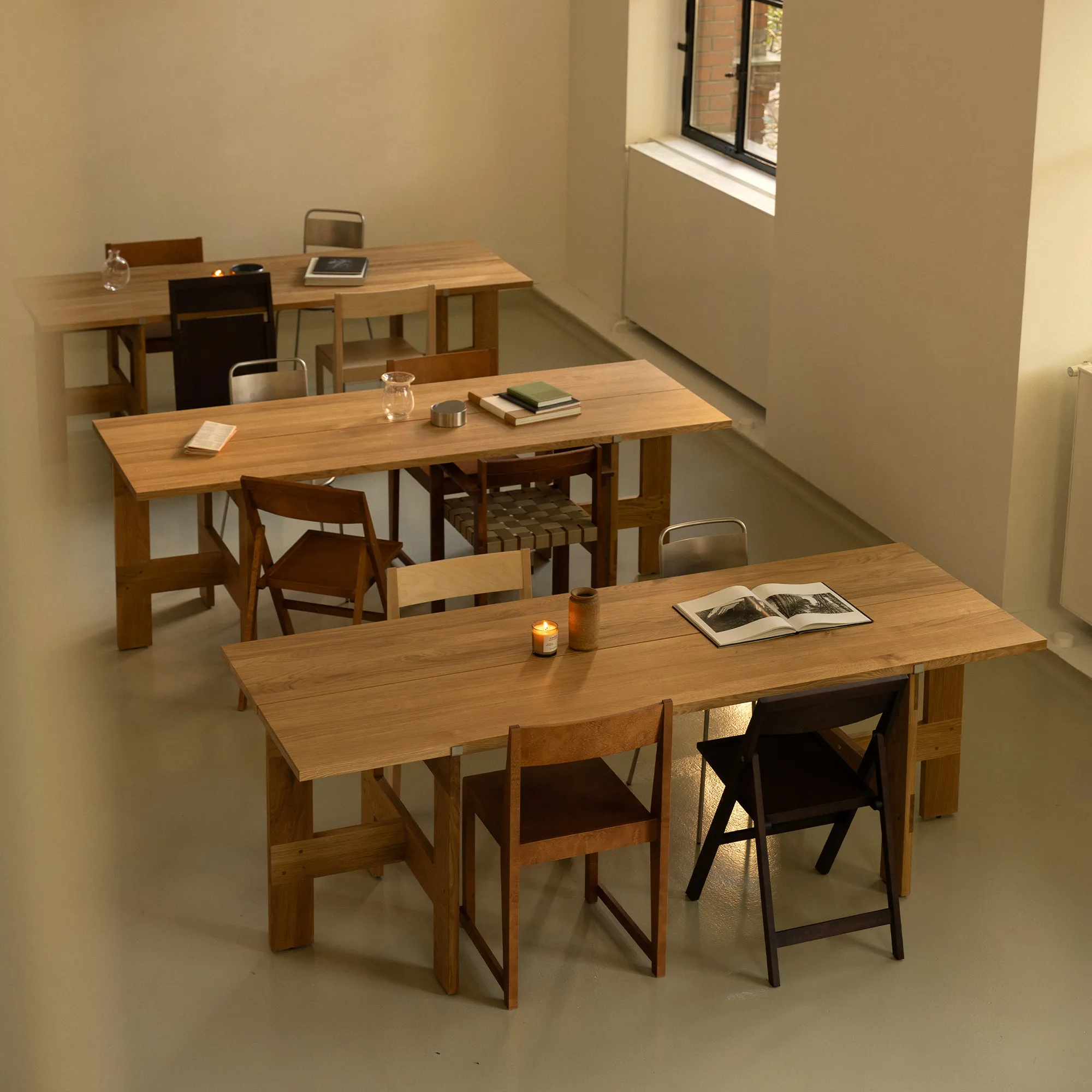 Farmhouse Trestle Planks spisebord - 10