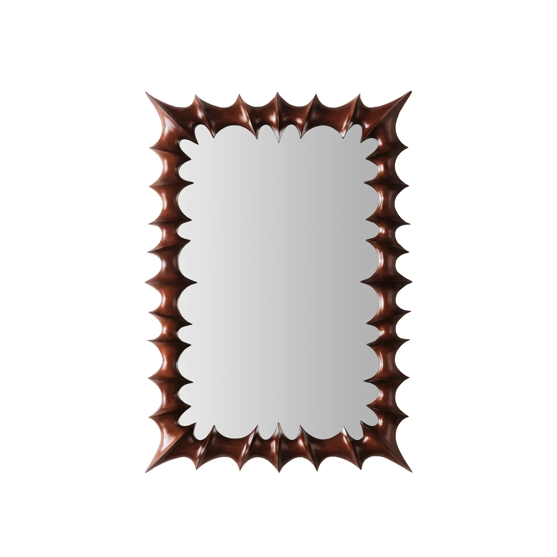 Brutalist Mirror Small Natural - Dusty Deco - Edin & Lina Kjellvertz - NO GA