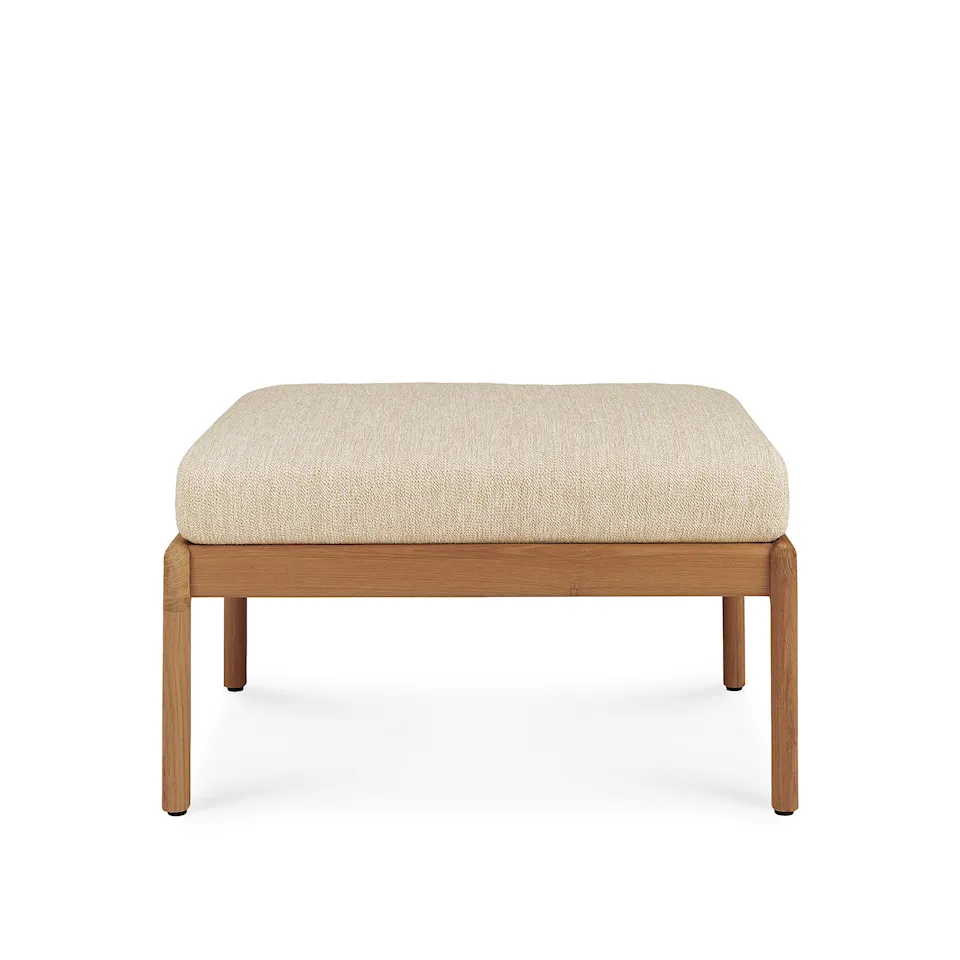 Jack Outdoor Footstool - Teak/Natural