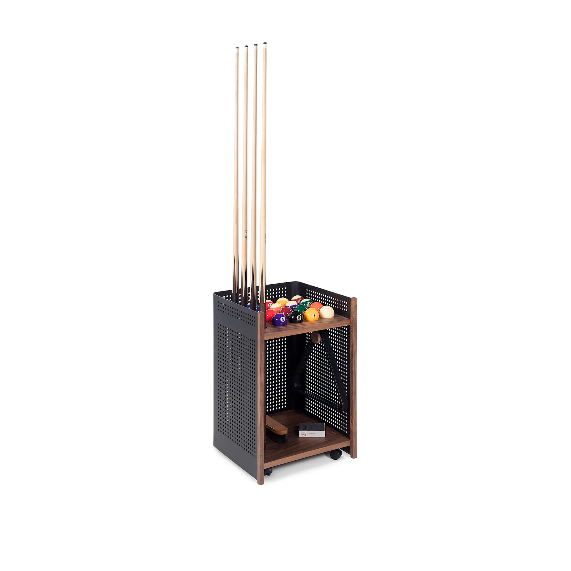 Mou Indoor Floor Cue Rack Walnut - RS Barcelona - NO GA