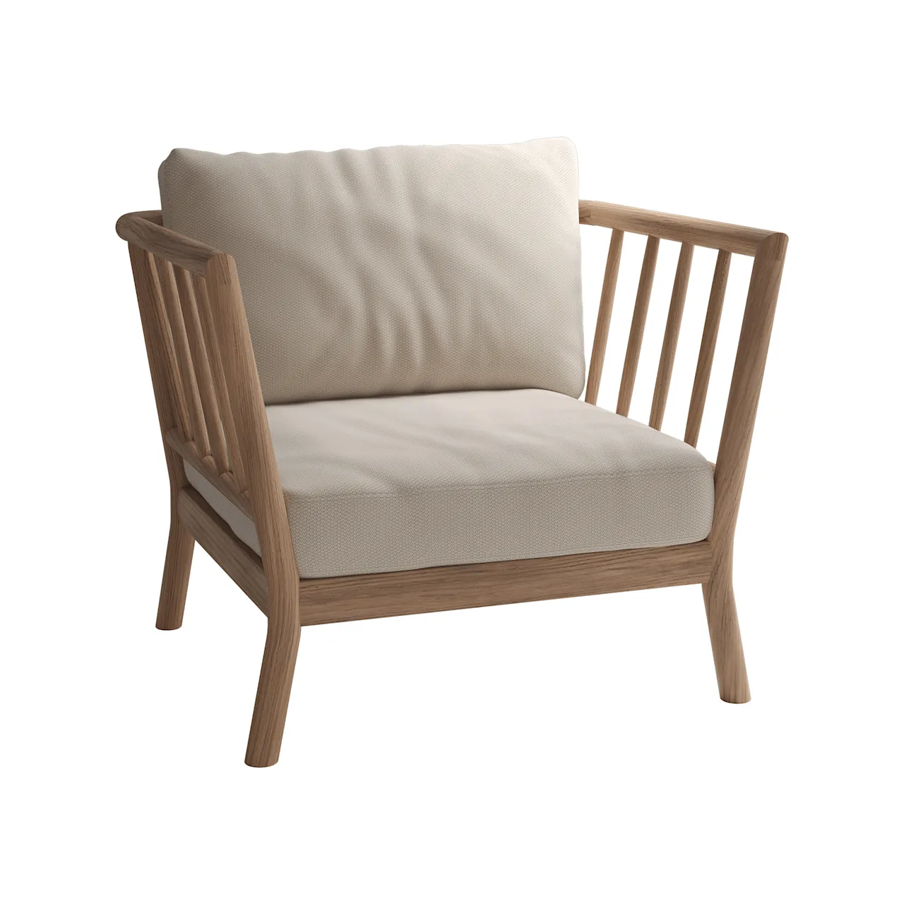 Tradition Lounge Chair, Honey Yellow, Teak FSC 100%