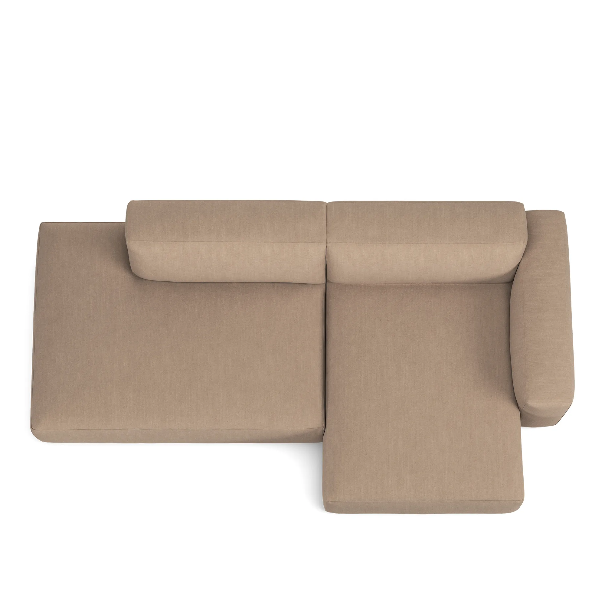 Brick 2-seters sofa sjeselong åpen ende venstre - 8