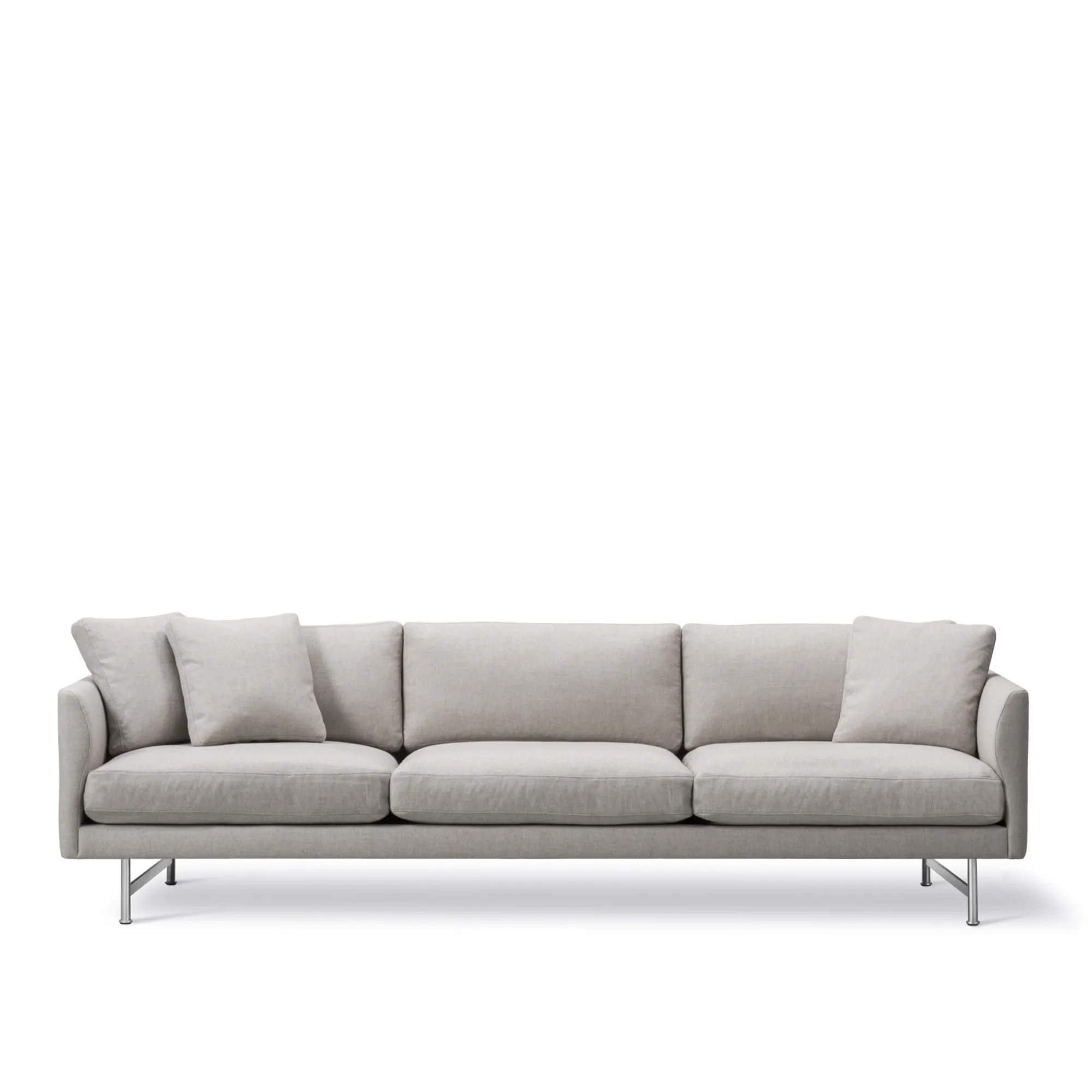 Calmo 3-seters sofa matt krom - 1