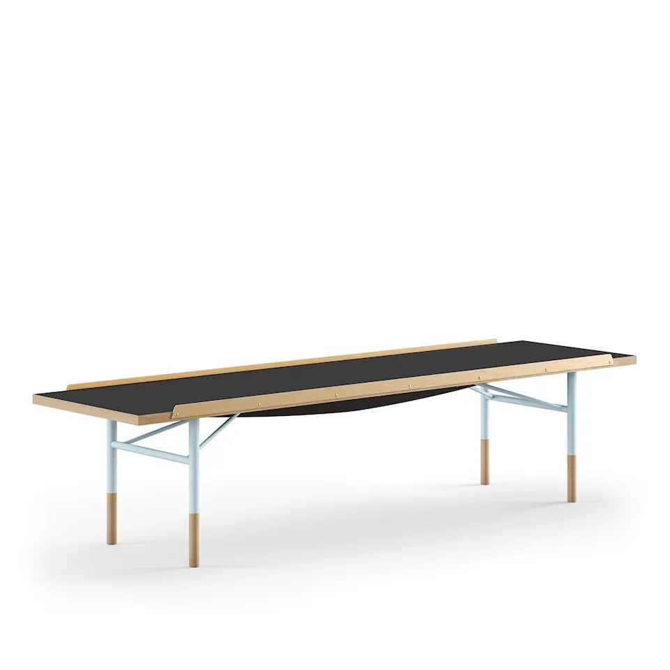 Table Bench Medium med mässingskanter
