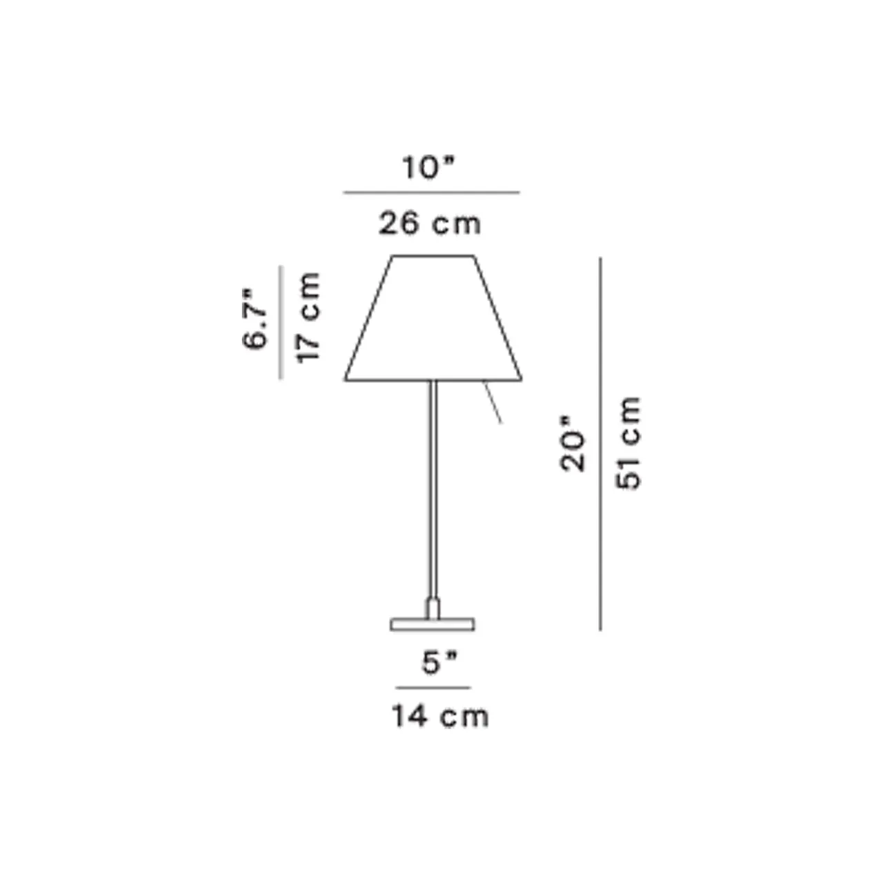 Costanzina - Bordlampe