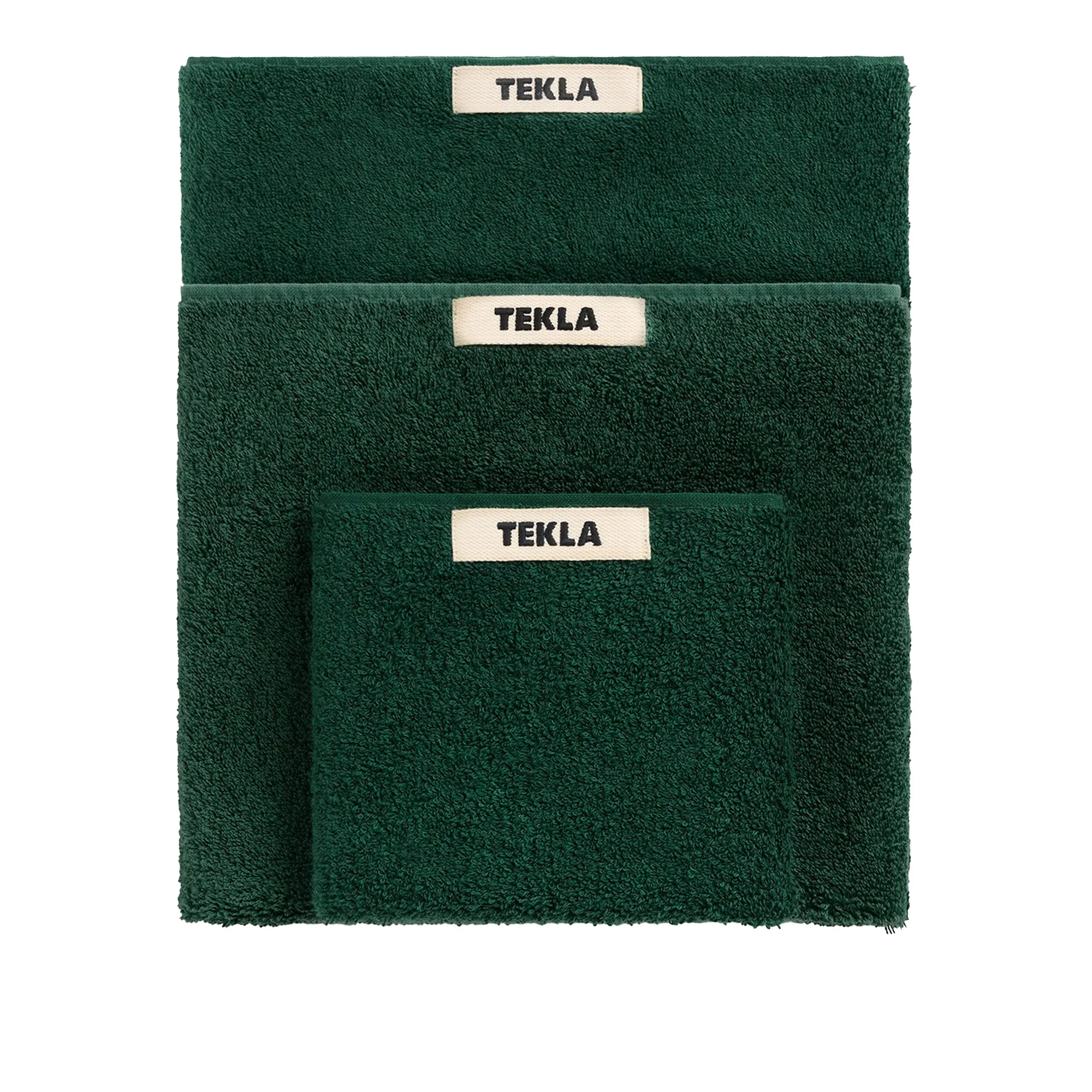Terry Forest Green håndkle - 1