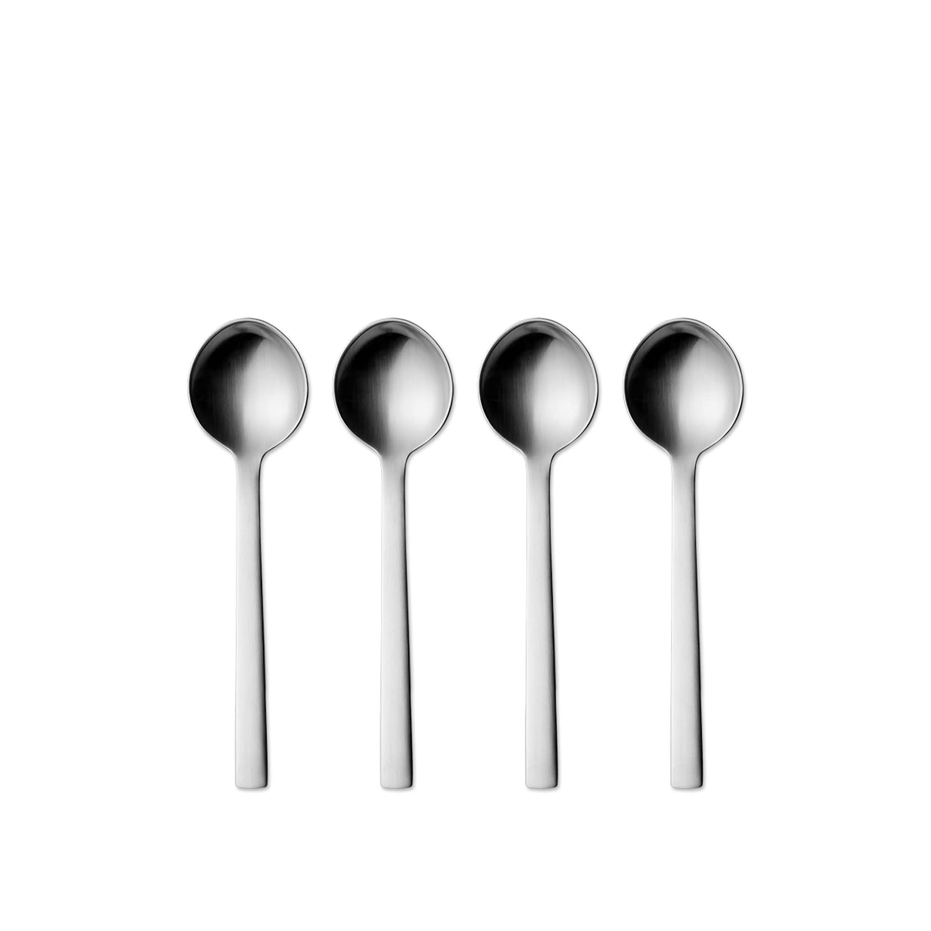 New York Dessert Spoon / Set of 4 - Georg Jensen - NO GA