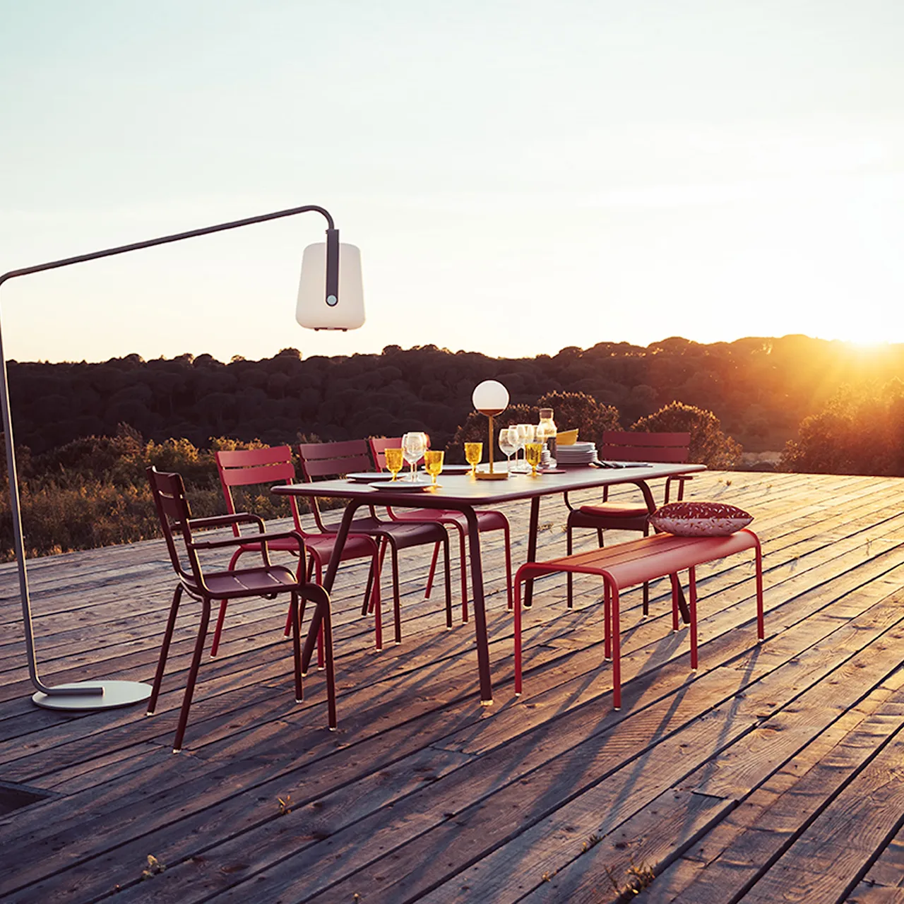 Luxembourg Large Low Table/Bench, Cactus