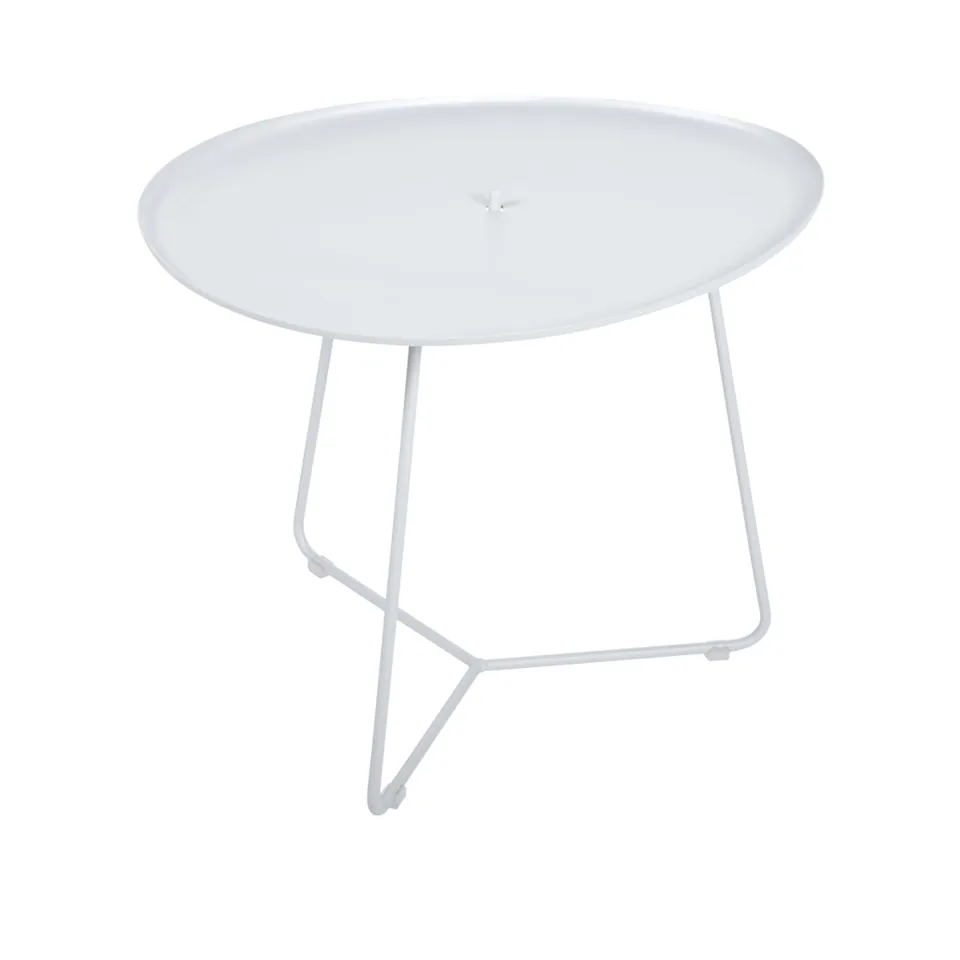 Cocotte Low Table, Cotton White