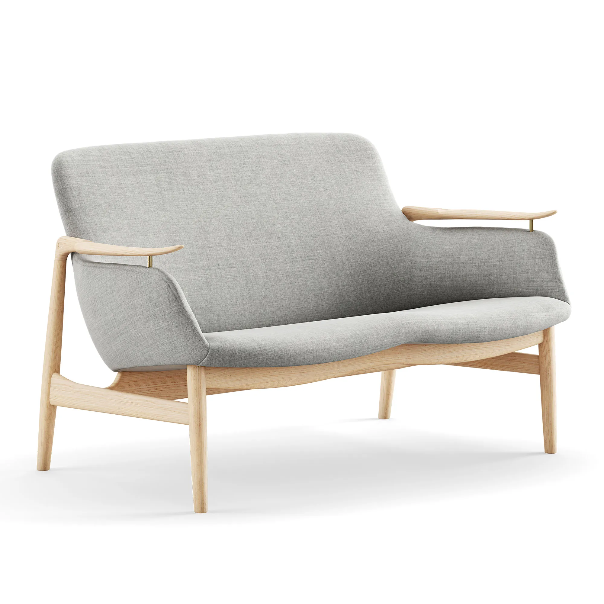 53 sofa Clear oiled oak - 1