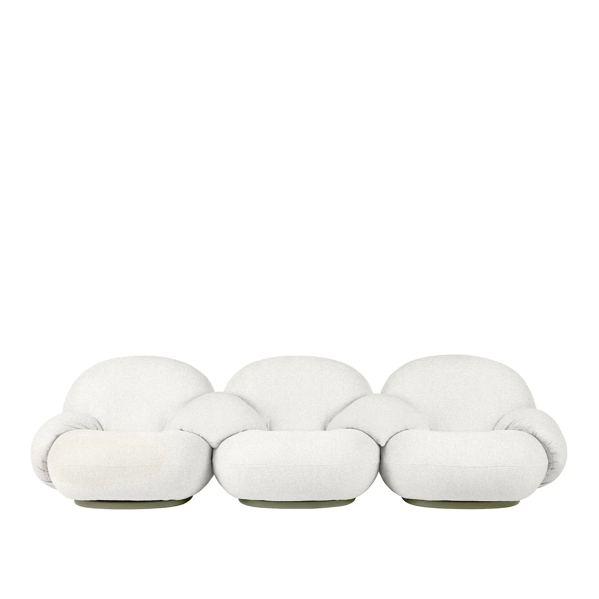 Pacha Outdoor Sofa - Fully Upholstered, 3-seater with armrests - Gubi - Pierre Paulin - NO GA