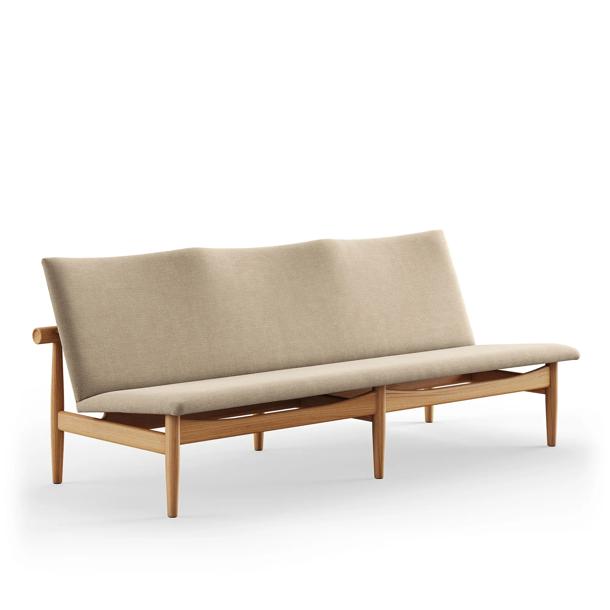 Japan sofa 3-sits Dark oiled oak - 1