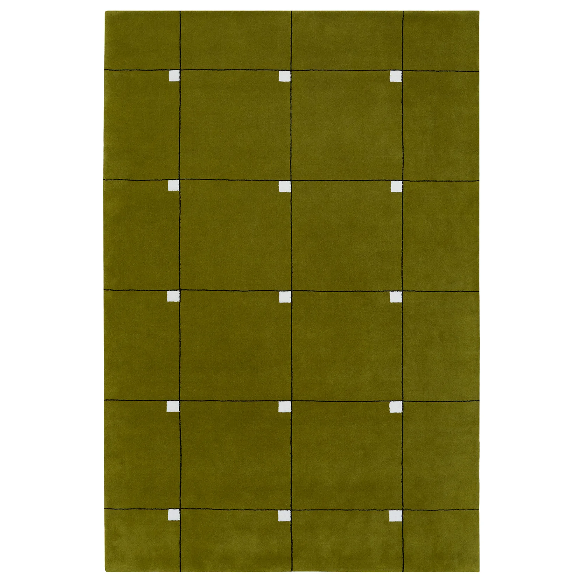Modern Milano Green ullteppe - 1
