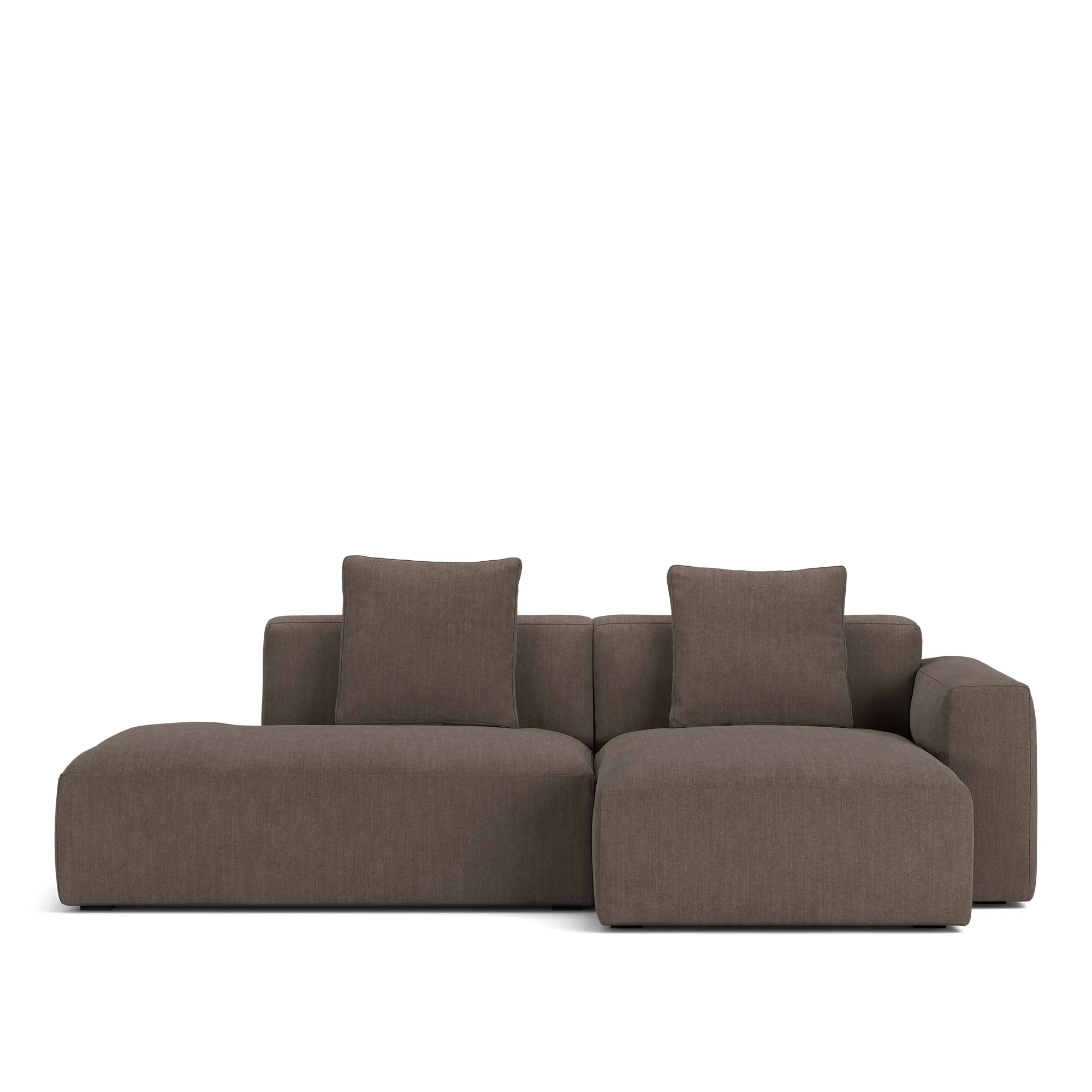 Brick 2-seters sofa sjeselong åpen ende venstre - 10