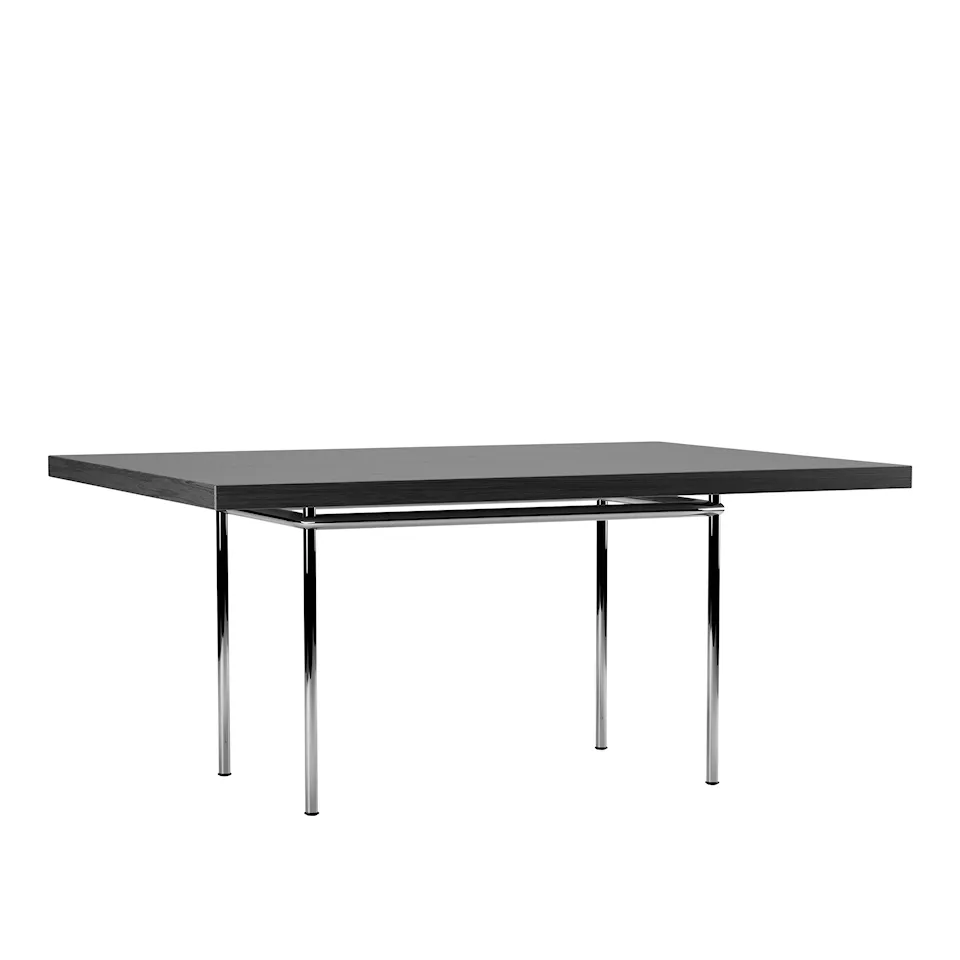 LC12 La Roche Table, Chrome Steel Base