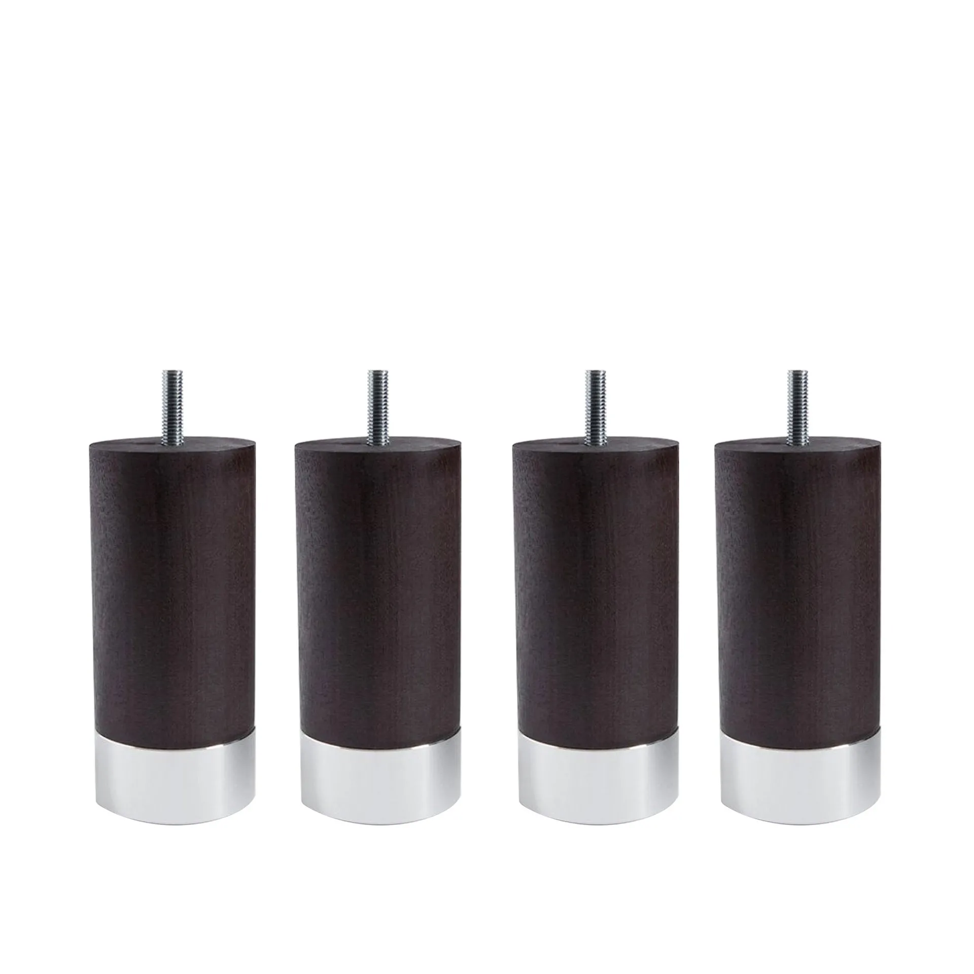 Cylinder Sängben Wenge med Alu. 4-pack - Carpe Diem Beds - NO GA