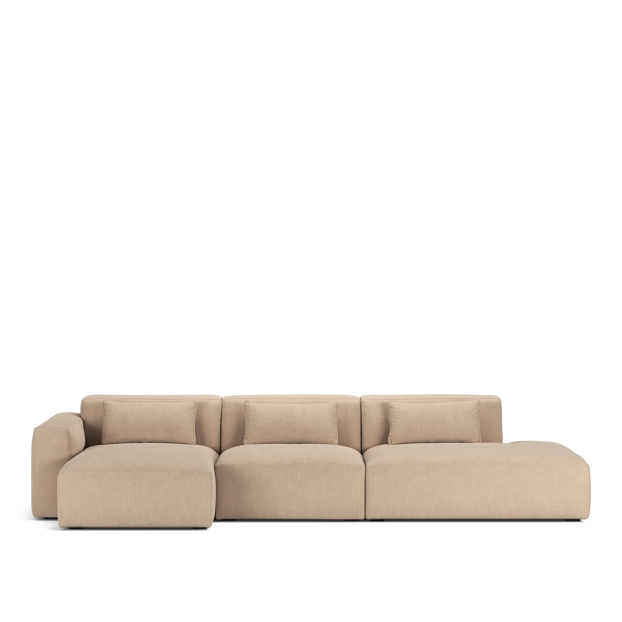 Brick 3-seters sofa sjeselong åpen ende høyre - 9