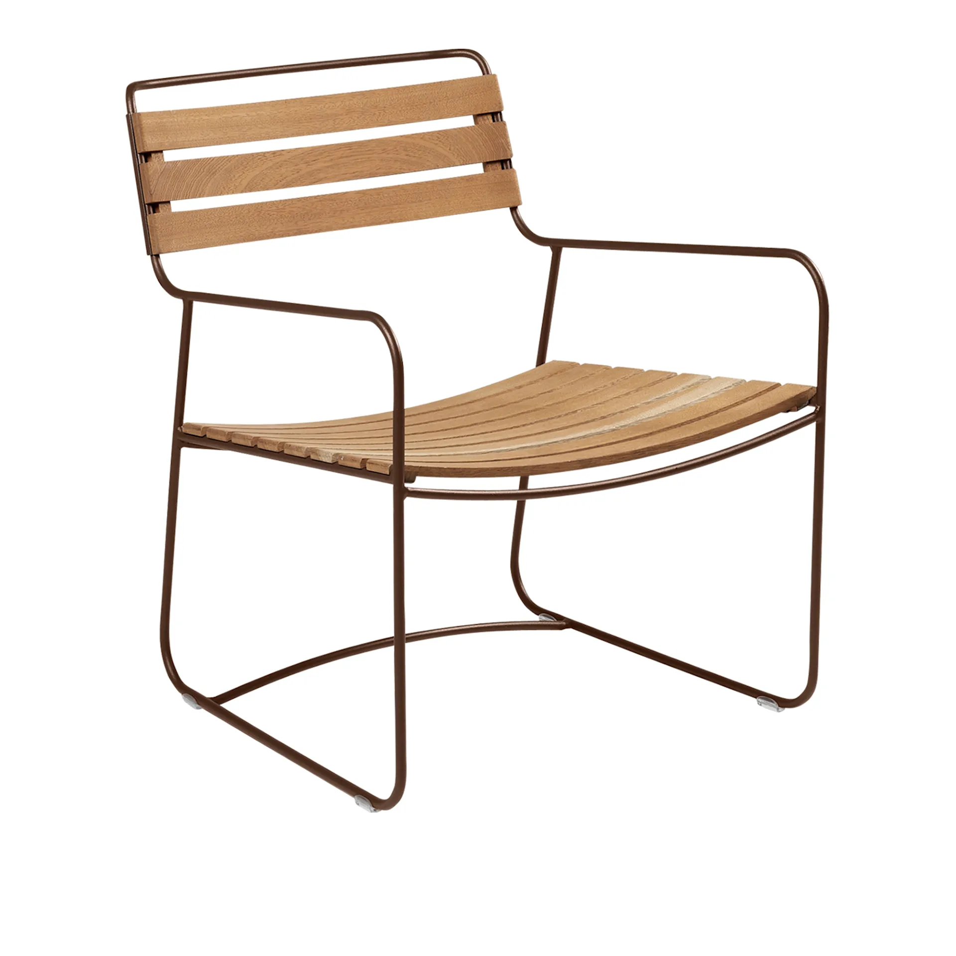 Surprising Teak Low Armchair - Fermob - NO GA